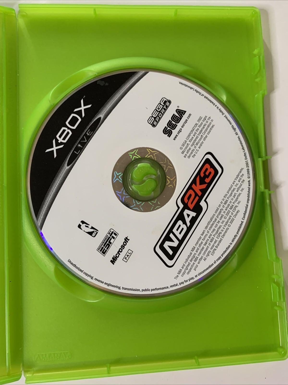 NBA 2K3 Microsoft XBOX Original PAL Basketball Game
