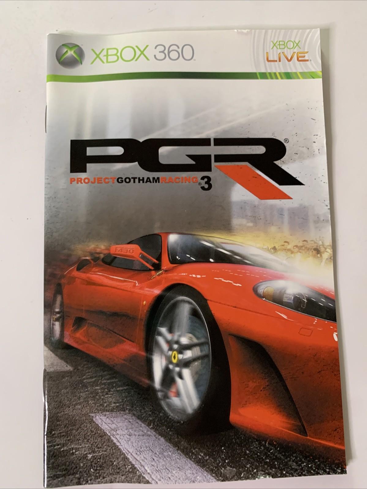 Project Gotham Racing 3 PGR 3 Microsoft XBOX 360 PAL Racing Game Complete