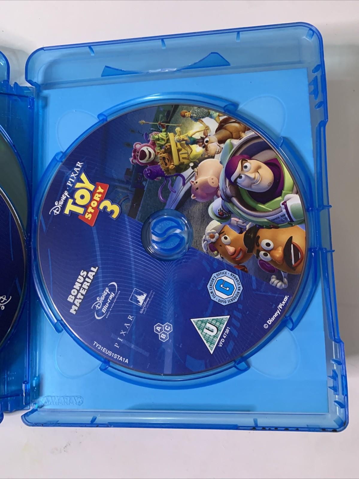 Toy Story 3 (Blu-ray + DVD, 2010, 3-Discs) Pixar Animation