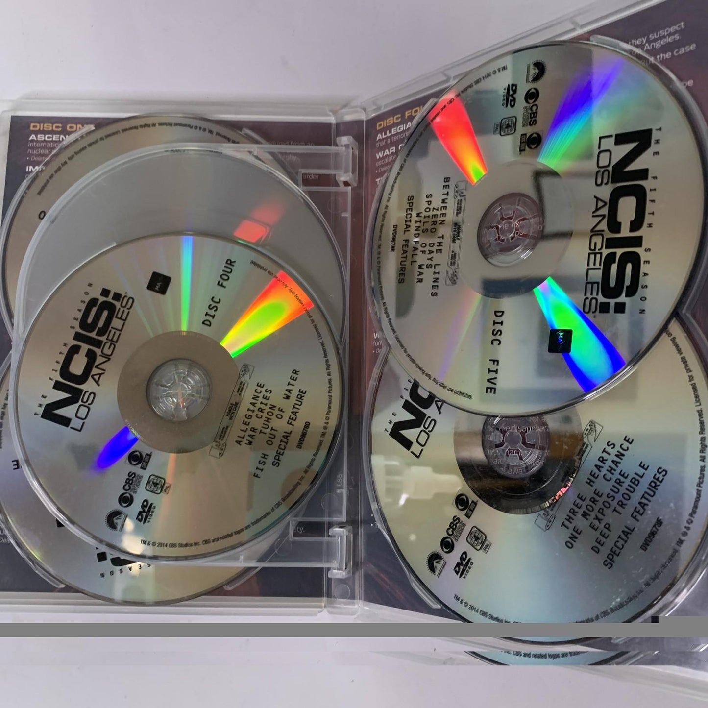 NCIS Los Angeles : Season 5 (DVD, 2013, 6-Disc Set) Region 4