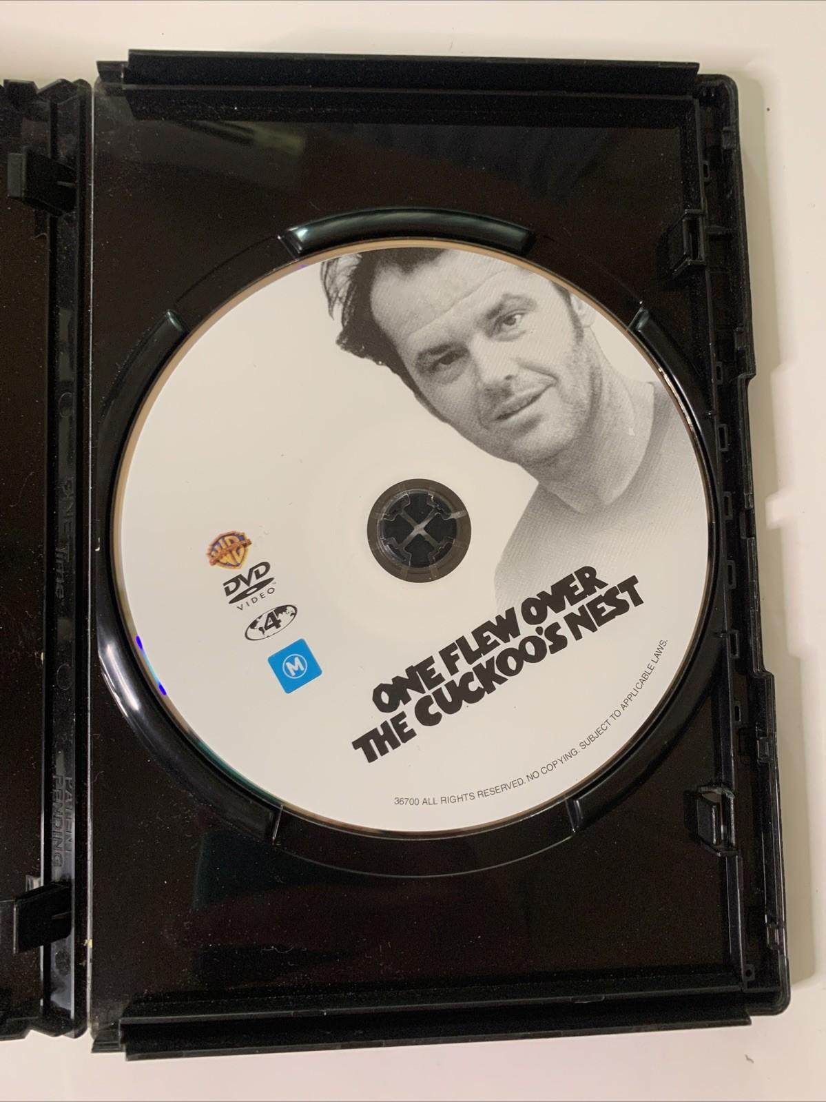 One Flew Over The Cuckoo's Nest (DVD, 1975) Jack Nicholson Region 4