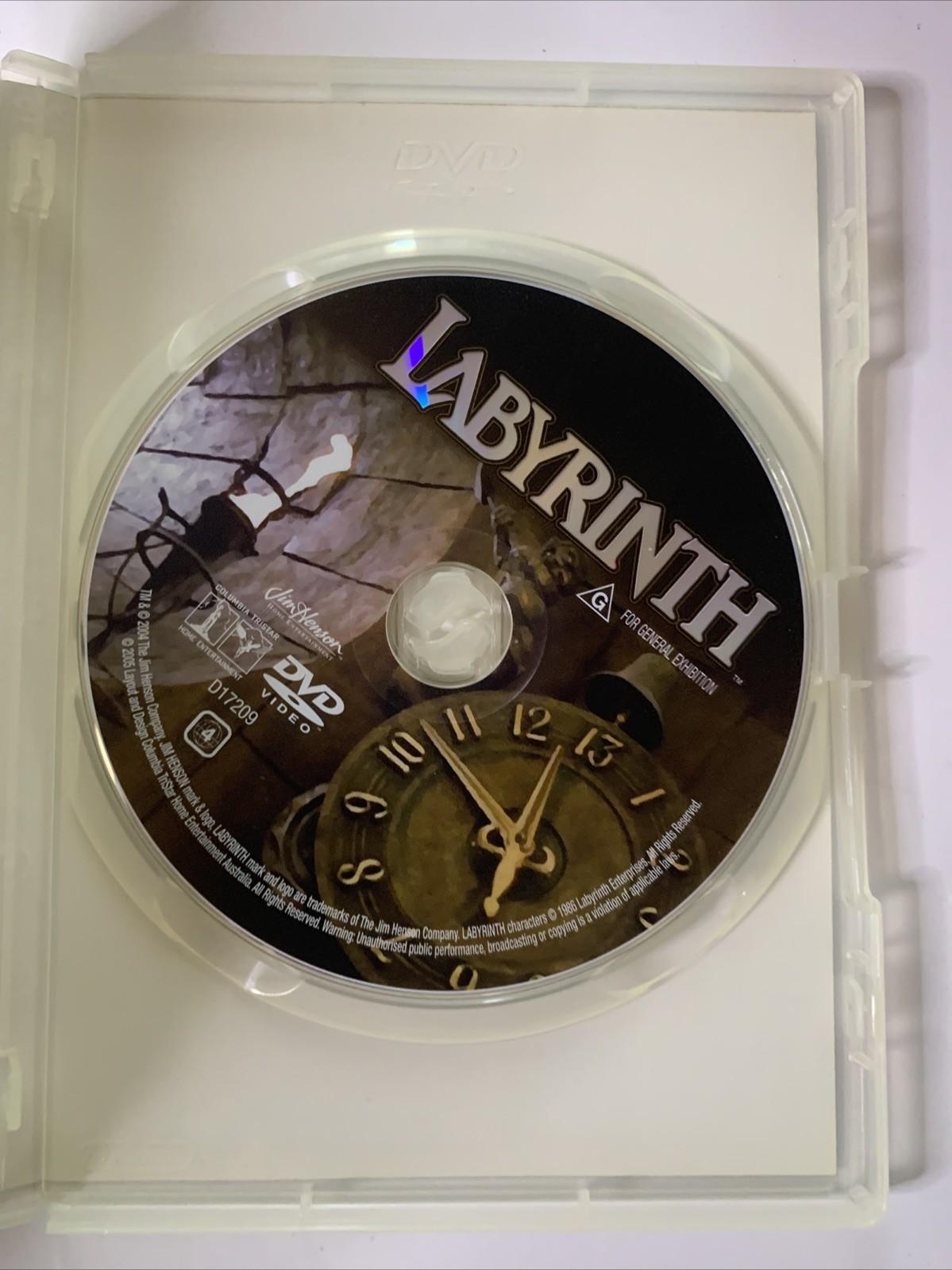 Labyrinth (DVD, 1986) David Bowie, Jennifer Connelly Region 4