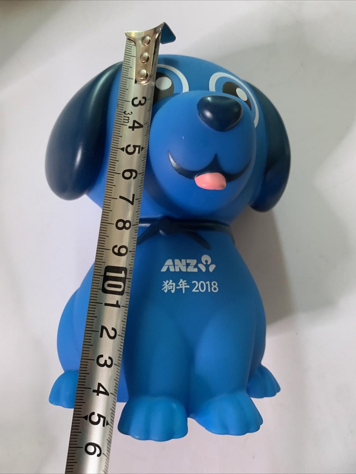 ANZ Coin Piggy Bank Blue Dog 2018 NEW
