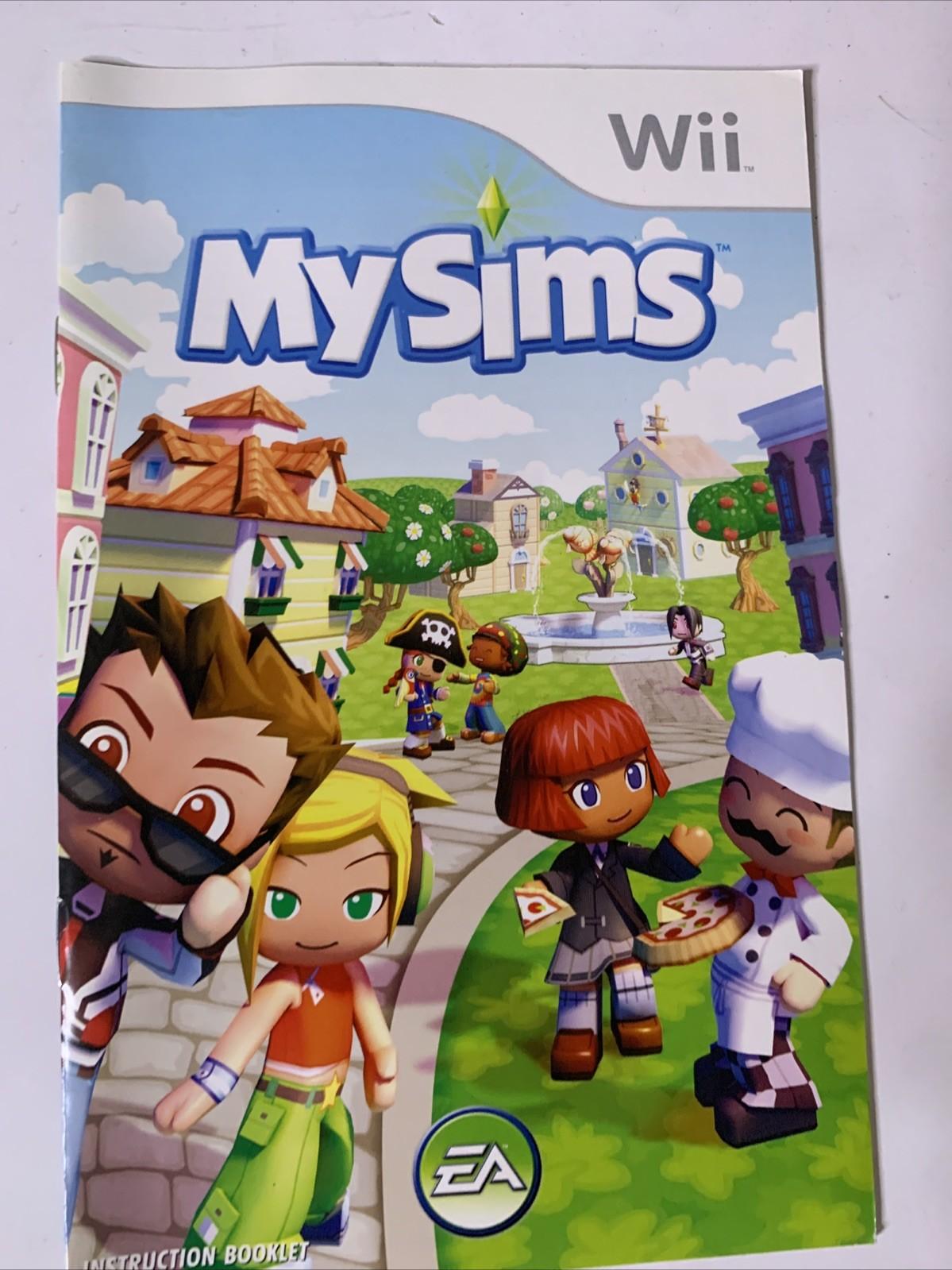 MySims Nintendo Wii PAL 2007 Game Complete