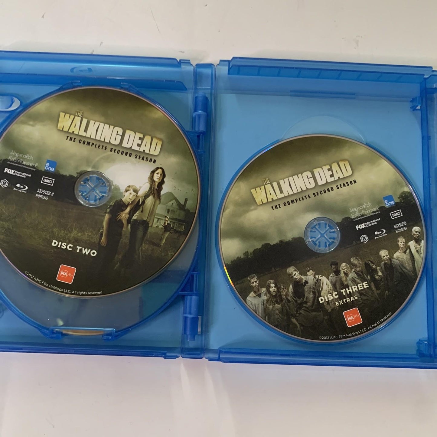 The Walking Dead : Season 1-2 (Collector's Edition, Blu-ray, 5-Discs) Region B