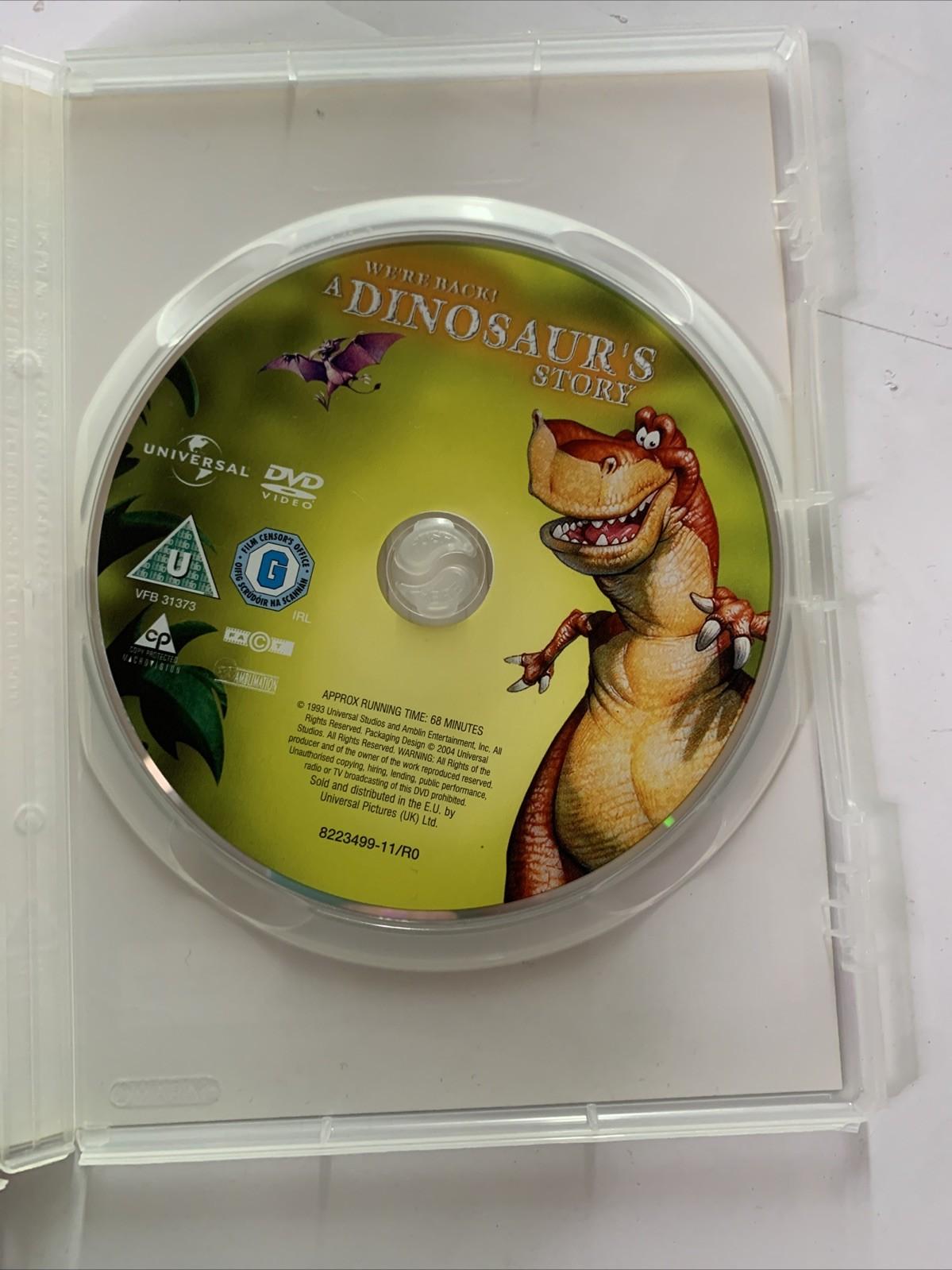 We're Back! A Dinosaur's Story (DVD, 1993) Animated Film Region 4 &2