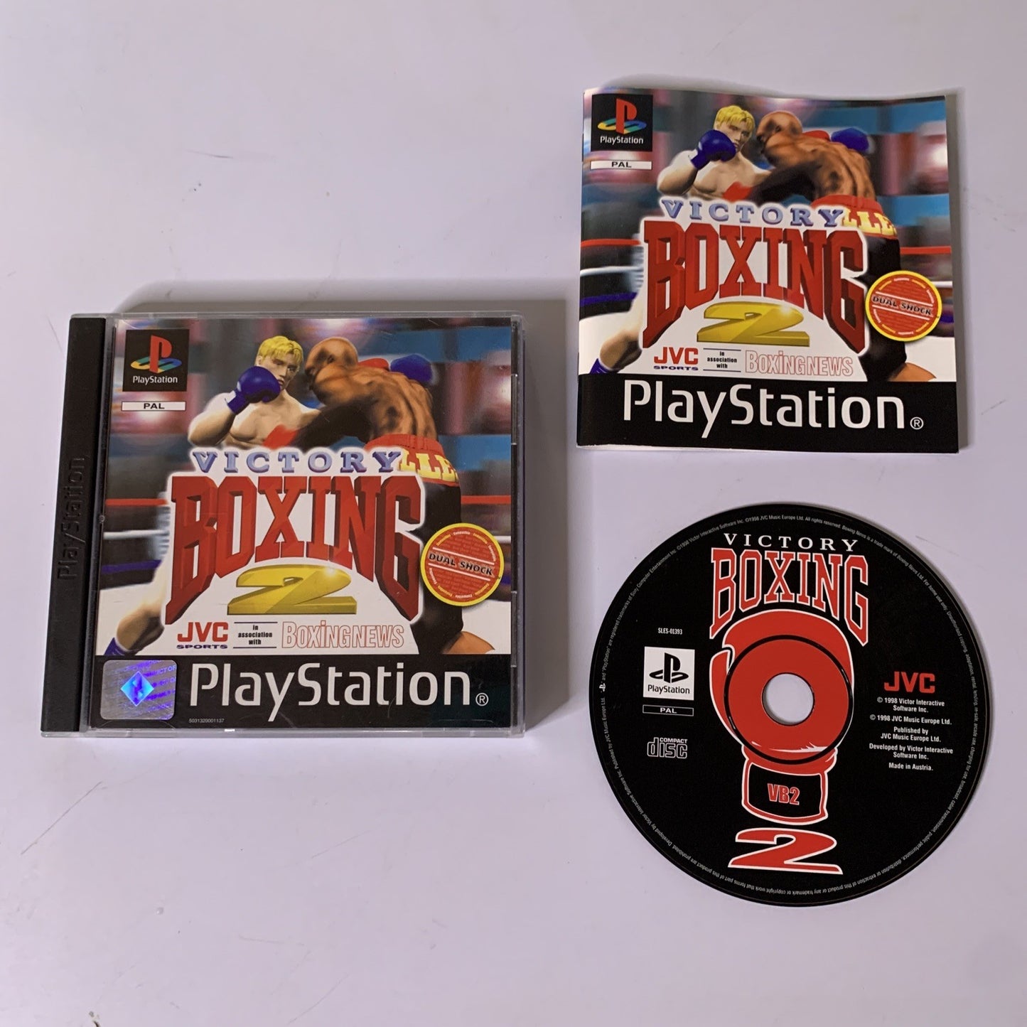 Victory Boxing 2 PS1 Sony PlayStation 1 PAL Game Complete