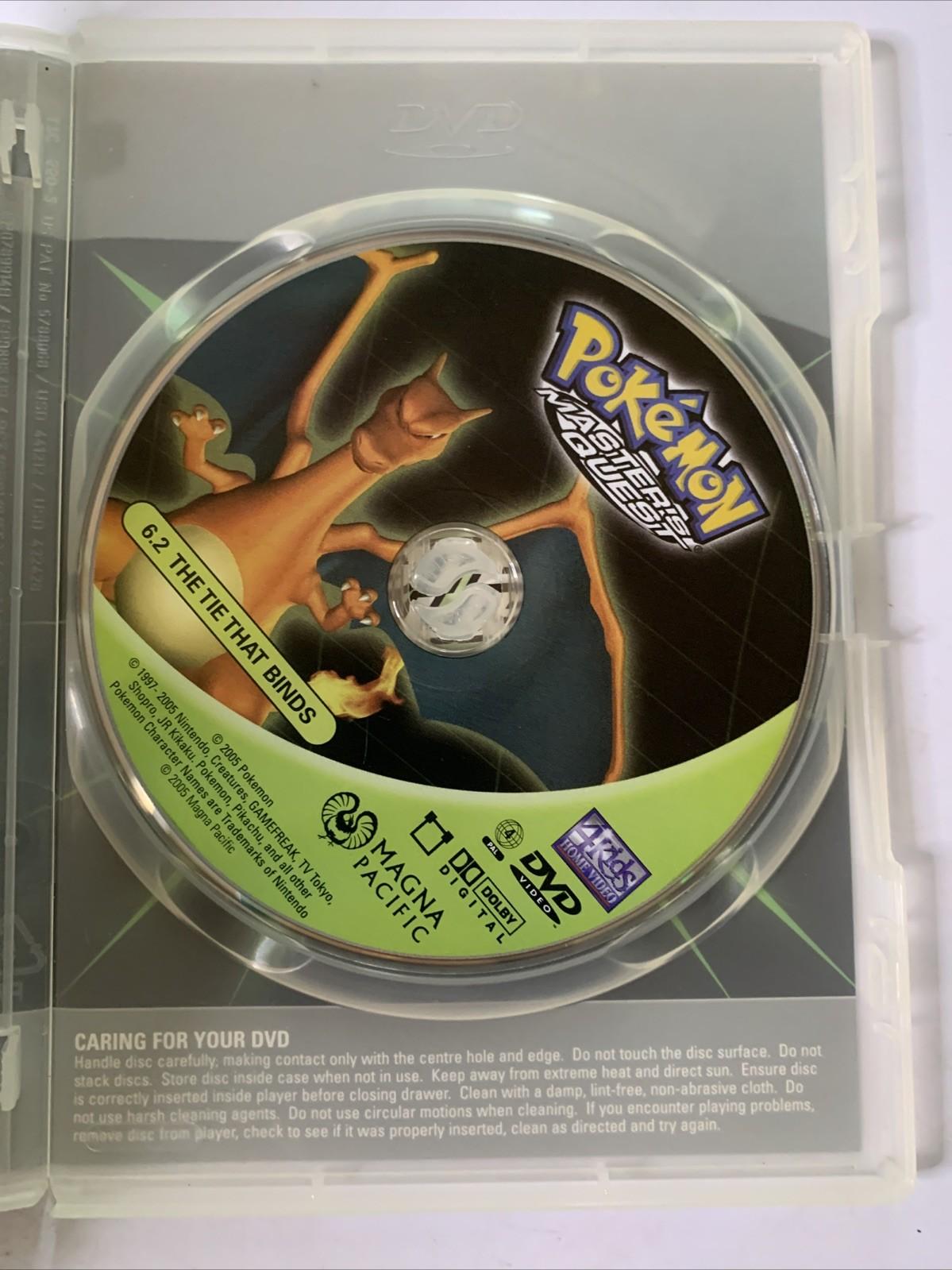 Pokemon Master's Quest: Address Unknown 6.1 (DVD, 2003) Anime Region 4