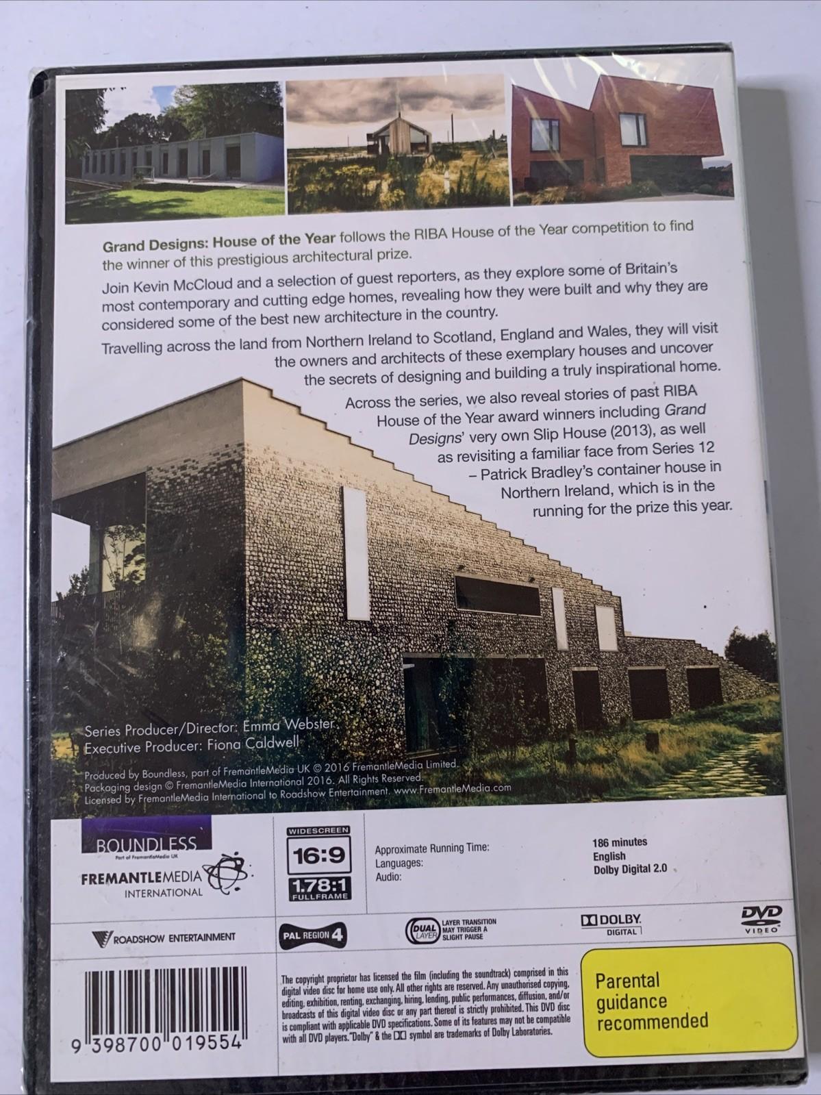 Grand Designs House of the Year : Series 1 (DVD, 2016) Region 4 NEW Sealed