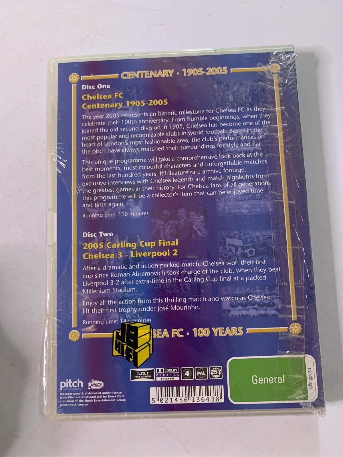 Chelsea Football 100 Years Centenary (DVD, 2005) Region 4 NEW