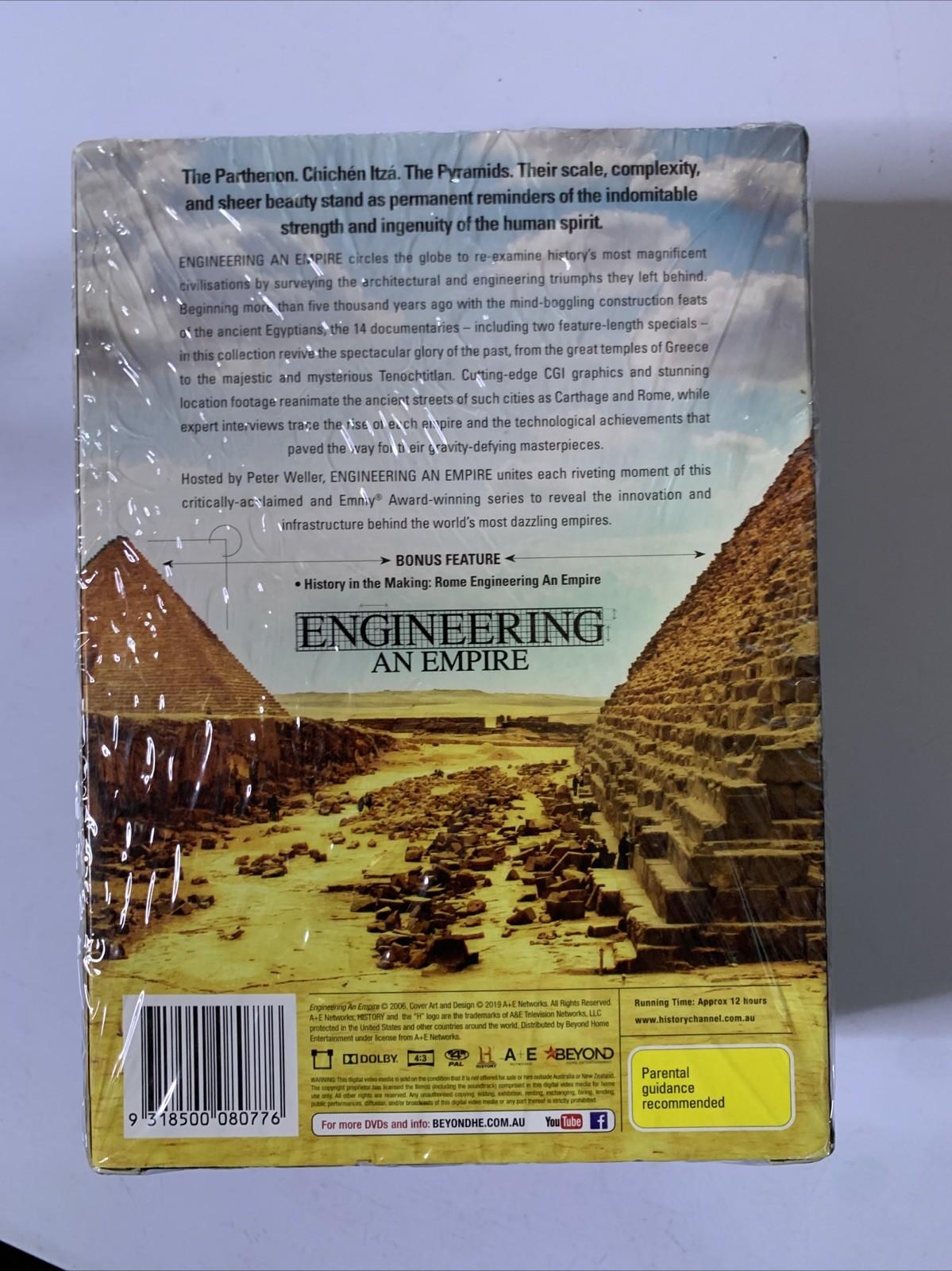 Engineering An Empire (Collector's Edition, DVD, 2018, 6-Discs) Region 4 NEW