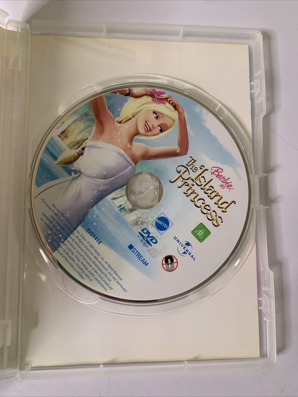 Barbie The Island Princess (DVD, 2007) Animated Movie Region 4 &2