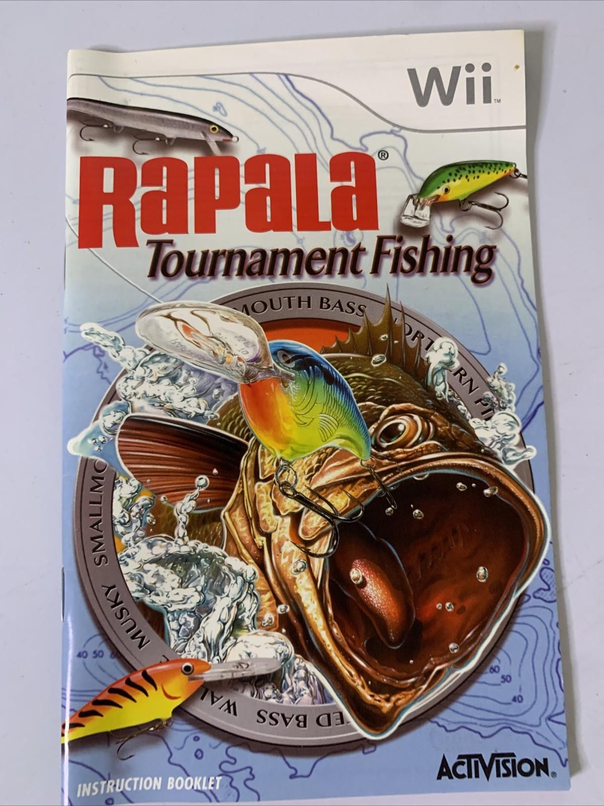 Rapala Tournament Fishing Nintendo Wii PAL 2007 Game Complete