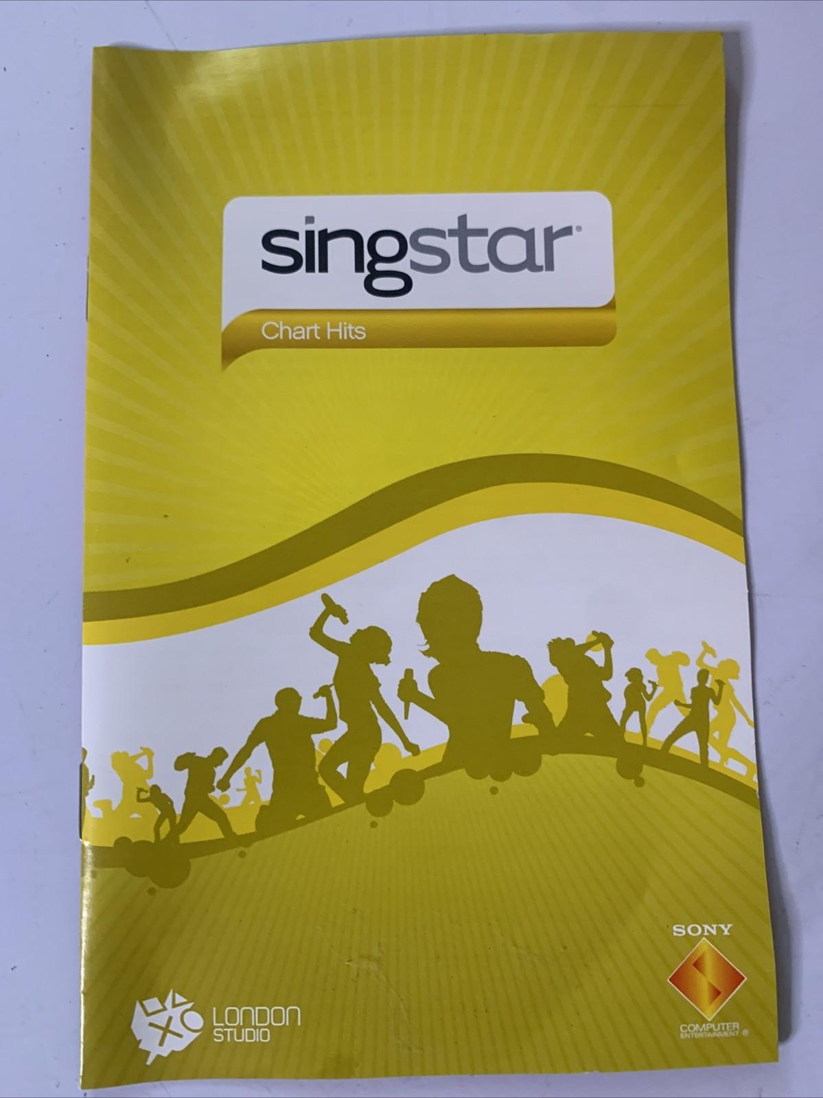 SingStar Chart Hits PS2 Sony PlayStation 2 PAL Singing Karaoke Game Complete