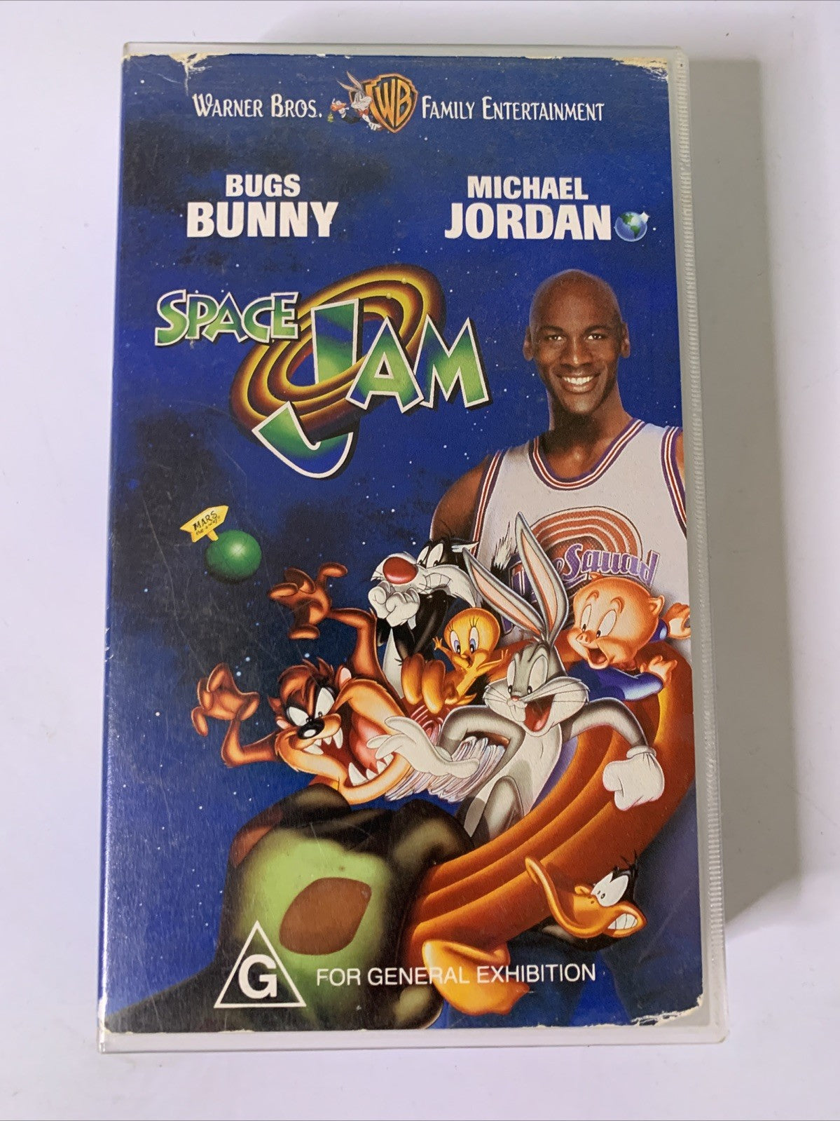 Space Jam (VHS, 1996) Michael Jordan, Charles Barkley PAL