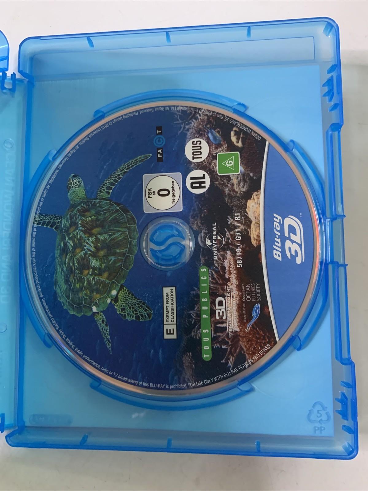Ocean Wonderland 3D (Blu-ray 3D, 2003) Jean-Michel Cousteau Region B