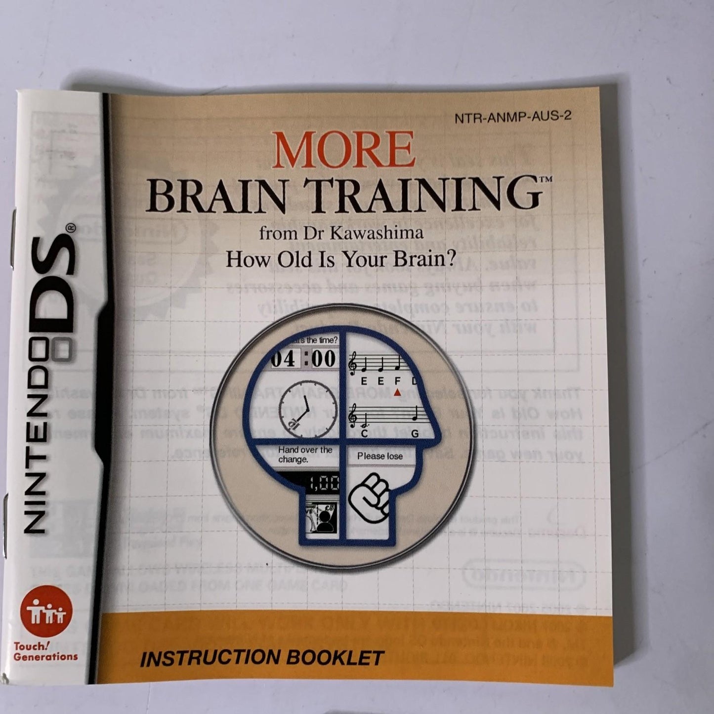 Dr Kawashima's More Brain Training Nintendo DS Game Complete