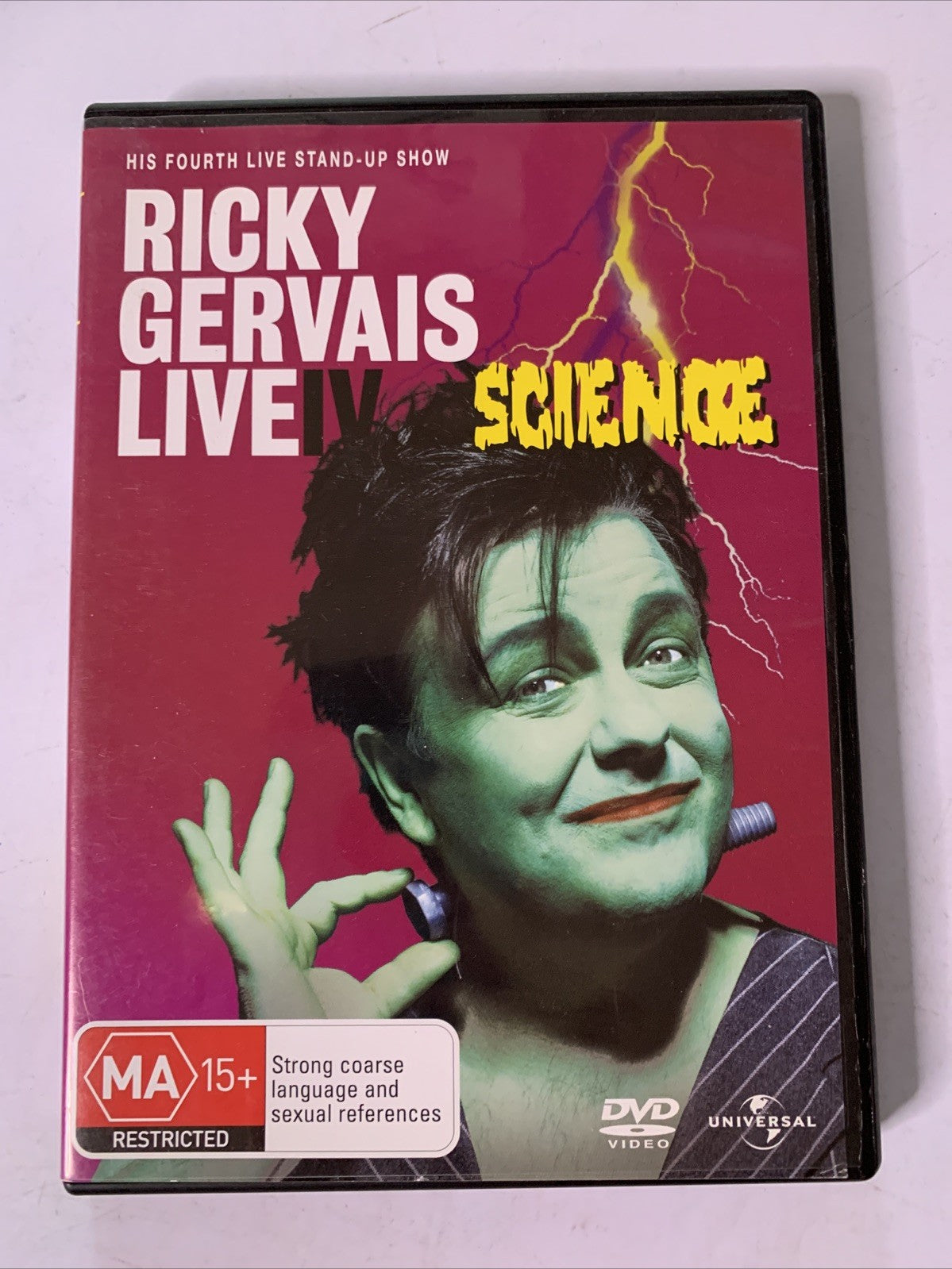Ricky Gervais : Live IV Science (DVD, 2009) Comedy Region 4 &2