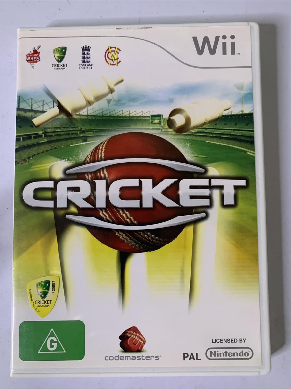 Cricket 2007 Nintendo Wii PAL Game Complete