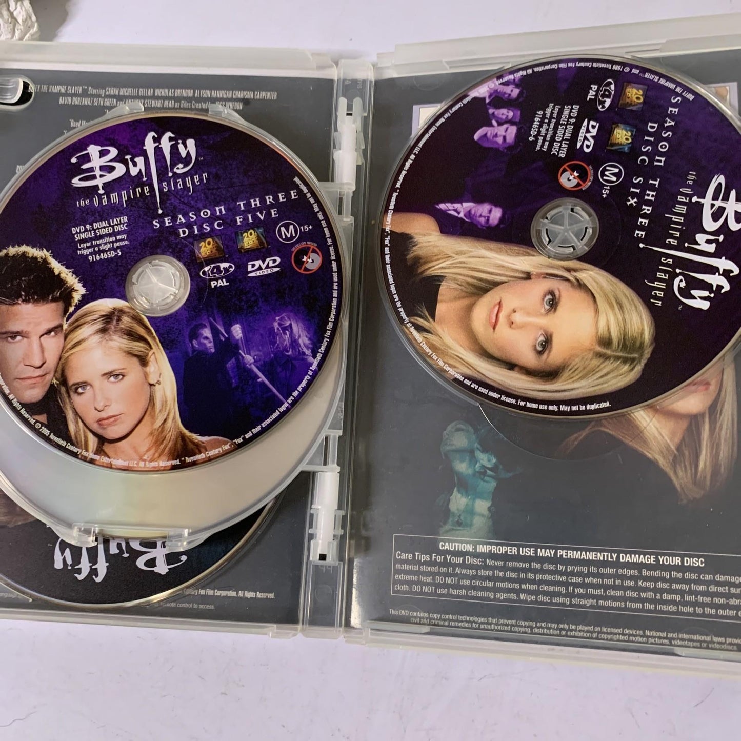 Buffy the Vampire Slayer : The Complete Season 3 (DVD, 1998, 6-Discs) Region 4