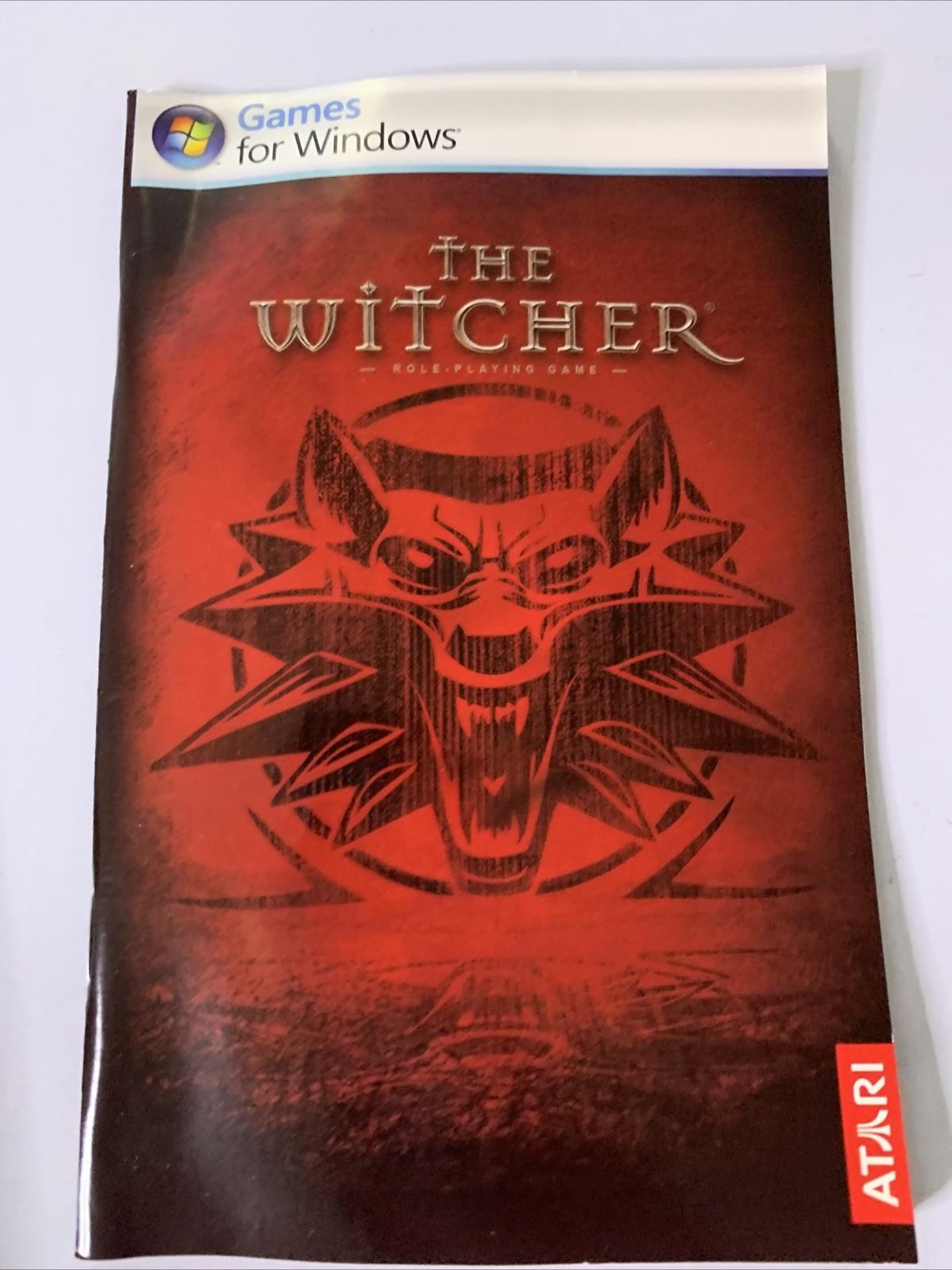 The Witcher PC DVD Windows 2007 Game Complete