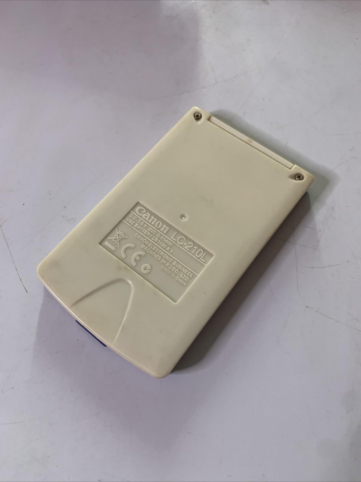 Canon LC-210L Small Pocket Calculator