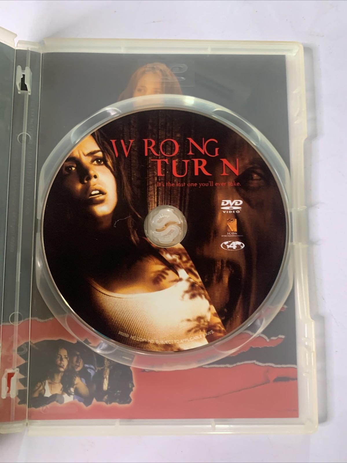 Wrong Turn (DVD, 2003) Eliza Dushku, Desmond Harrington Horror Film Region 4