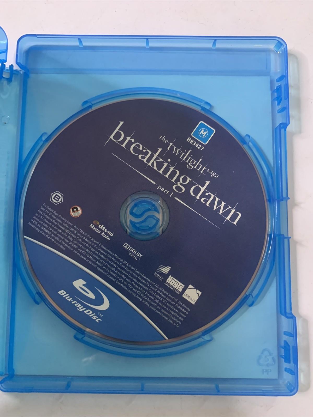 The Twilight Saga: Breaking Dawn Part 1 (Blu-ray, 2011) Robert Pattinson RegionB