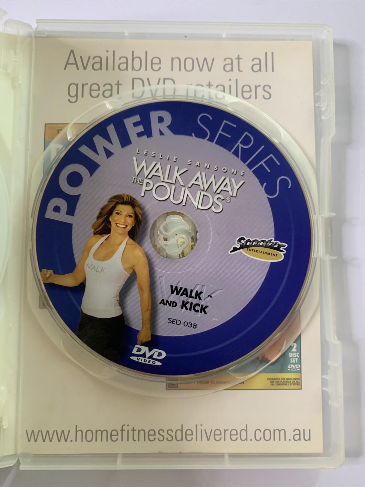 Walk Away The Pounds: Walk & Jog / Walk & Kick (DVD, 2-Discs) All Regions
