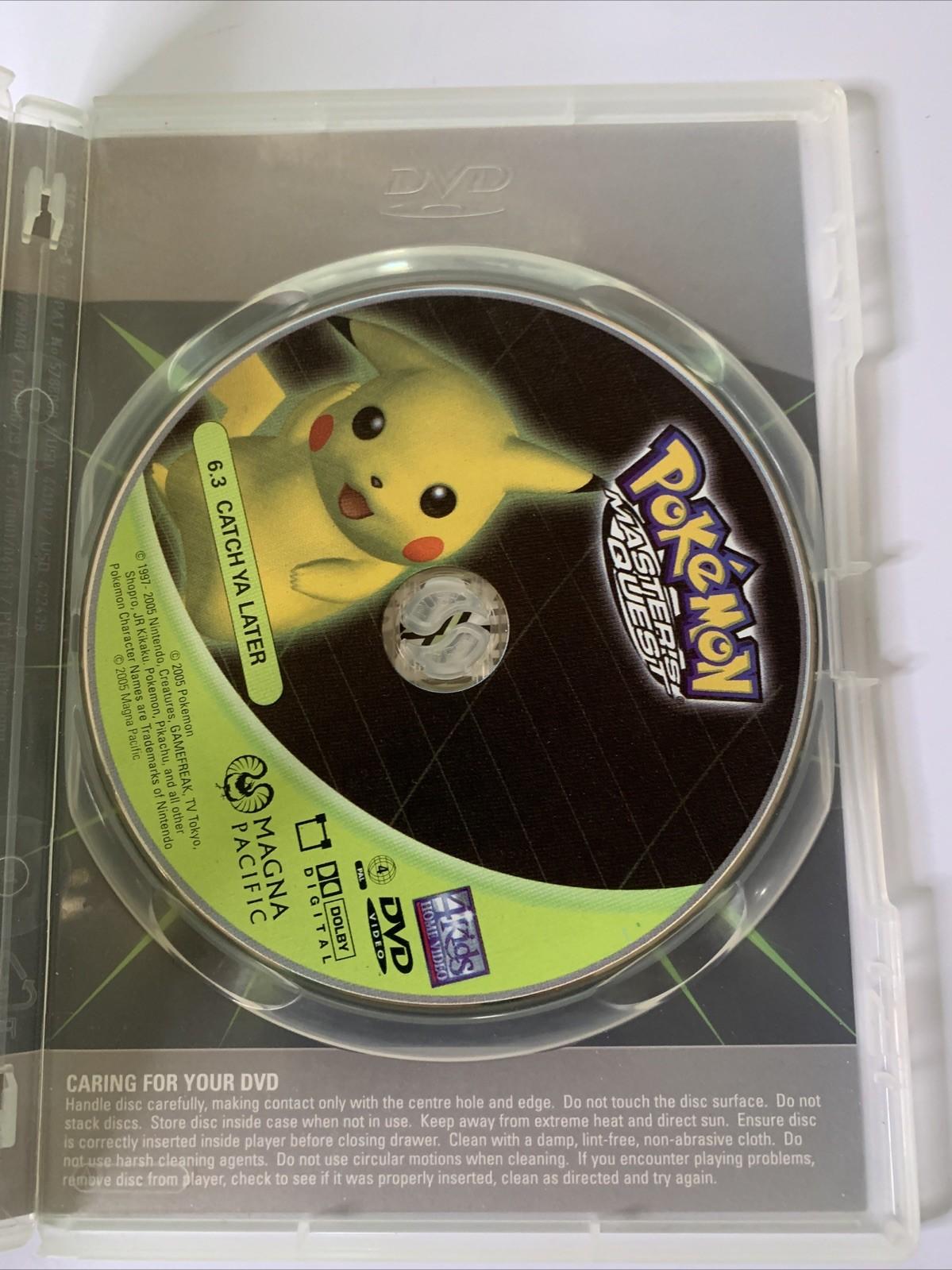 Pokemon Master's Quest: Catch Ya Later 6.3 (DVD, 2003) Anime Region 4