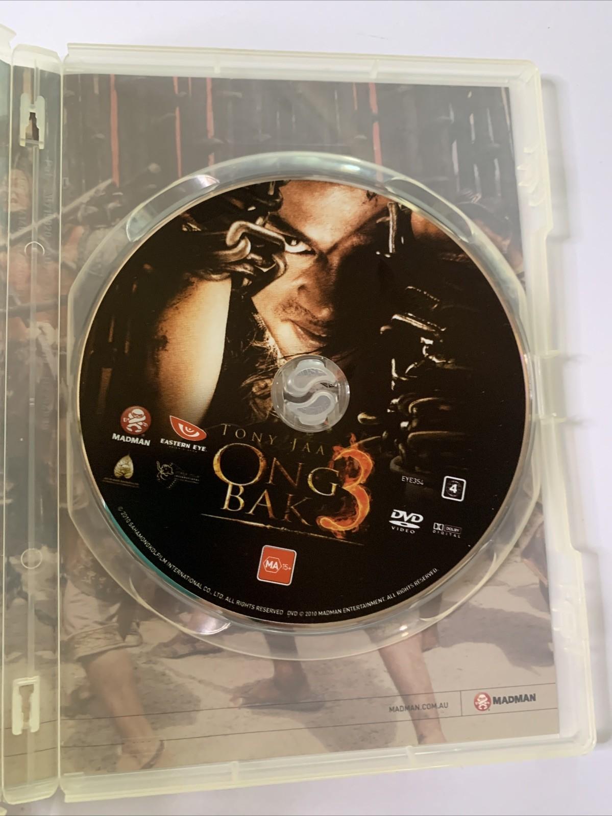 Ong Bak 3 (DVD, 2009) Tony Jaa Region 4