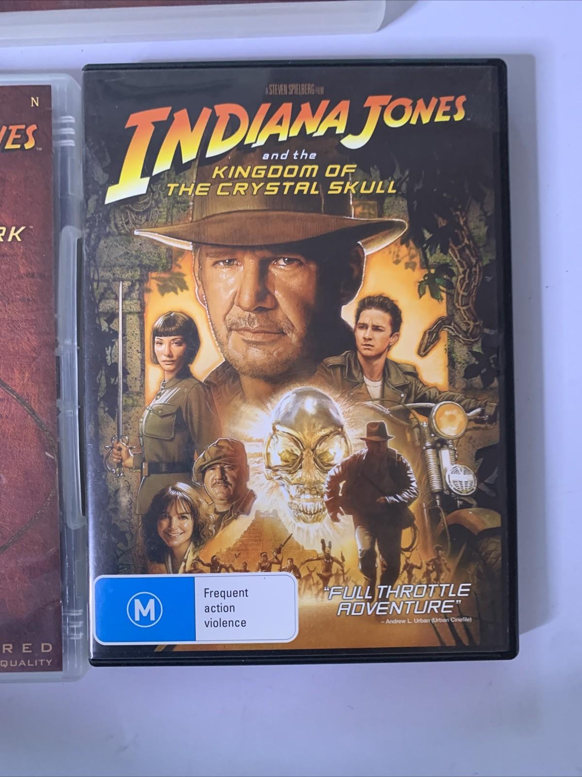 Indiana Jones : The Complete Movie Collection Box Set (DVD, 2003) Region 4