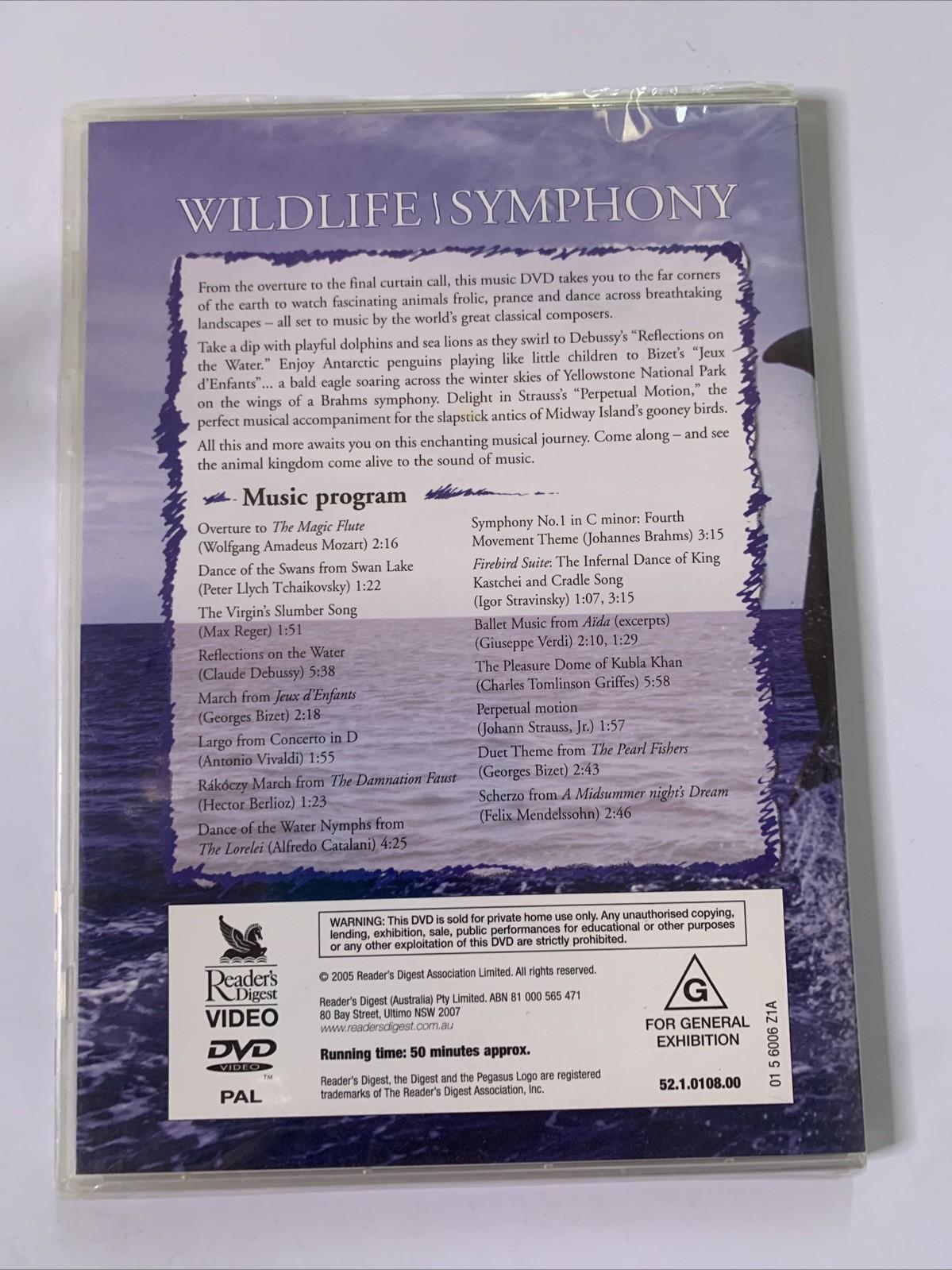 Wildlife Symphony: A Musical Celebration In Nature (DVD) All Regions NEW Sealed