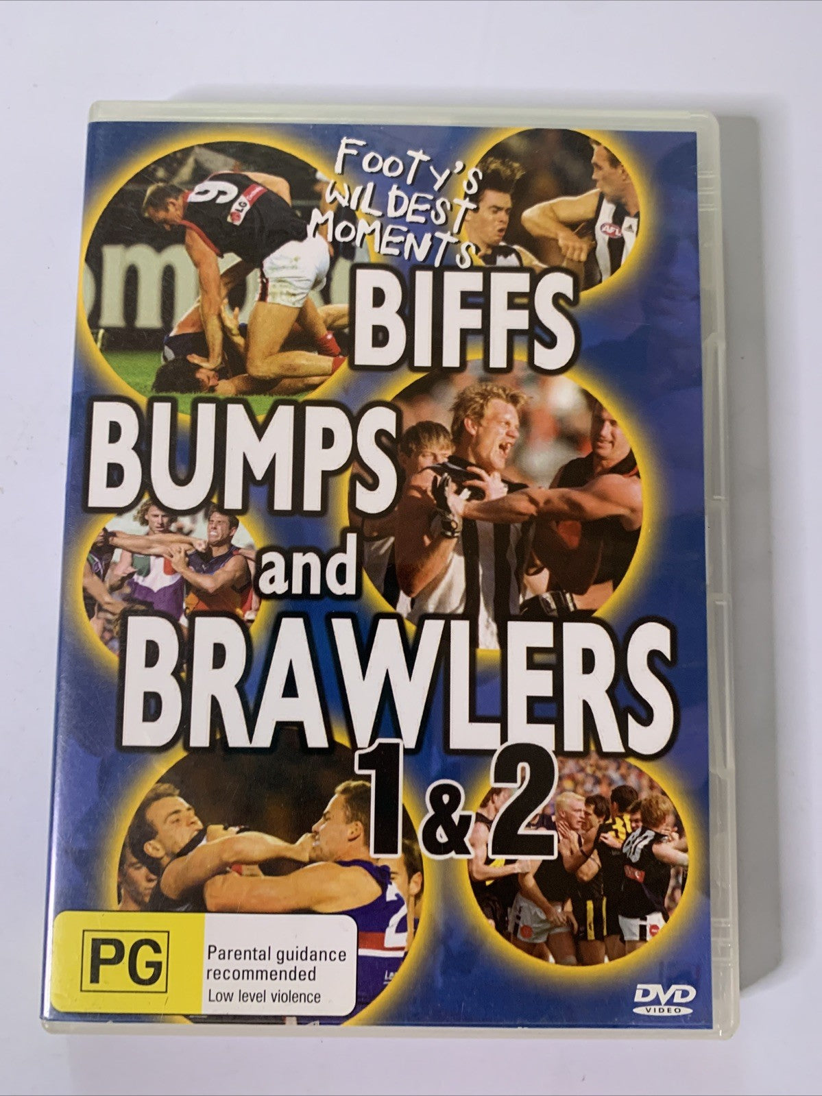 Biffs, Bumps and Brawlers (DVD, 2000, 2-Discs) Aussie Rules Football All Regions