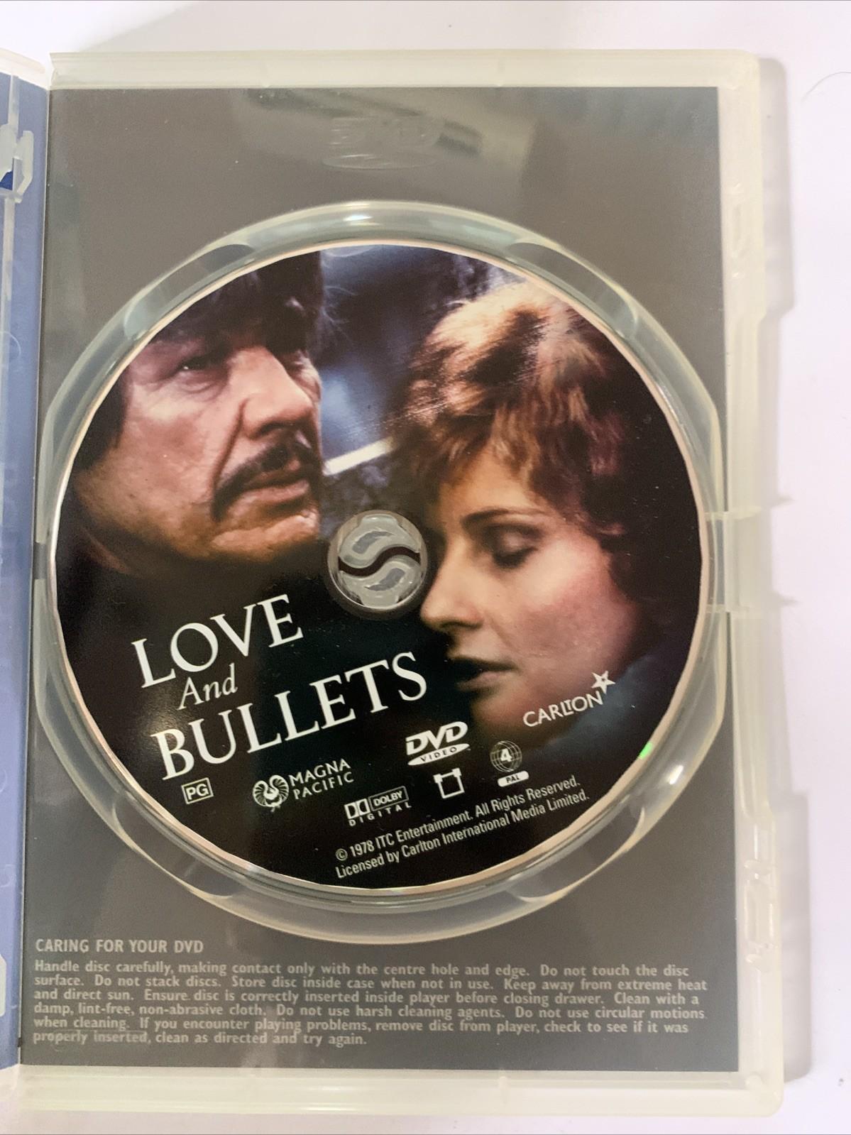 Love and Bullets (DVD, 1979) Charles Bronson, Rod Steiger, Jill Ireland Region 4