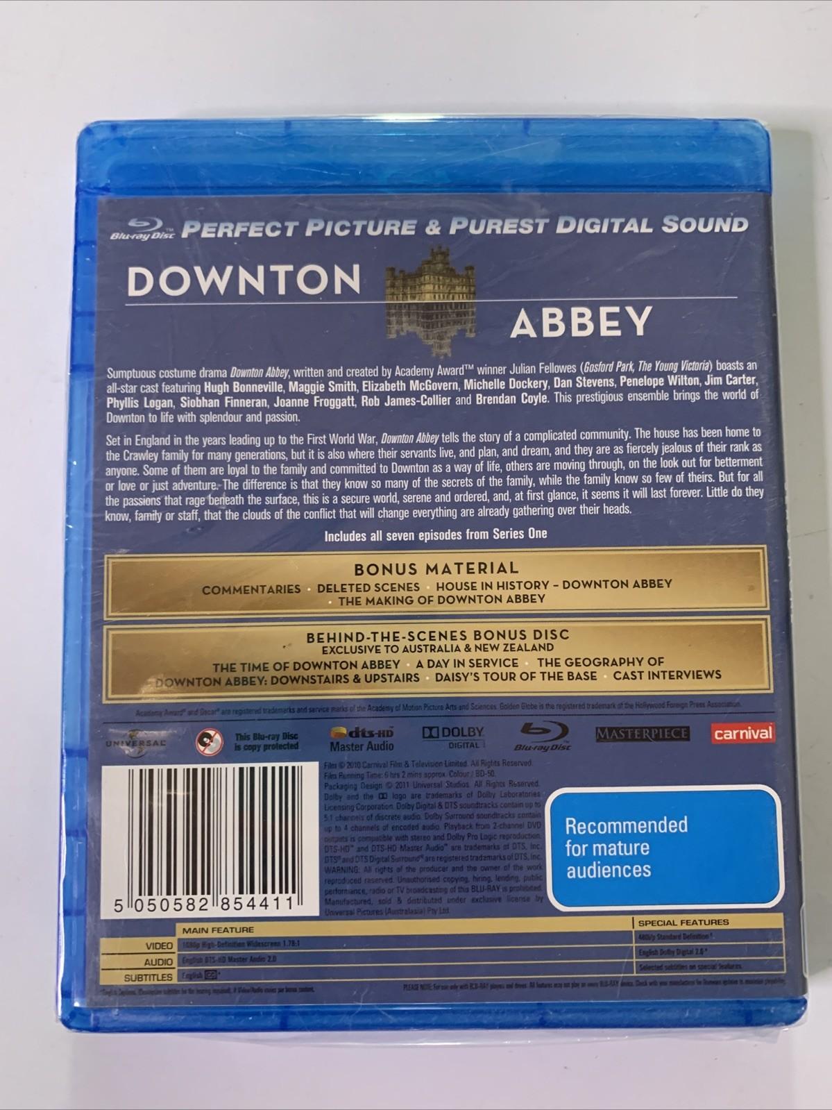 Downton Abbey : The Complete Season 1 (Blu-ray, 2011) All Regions NEW Sealed