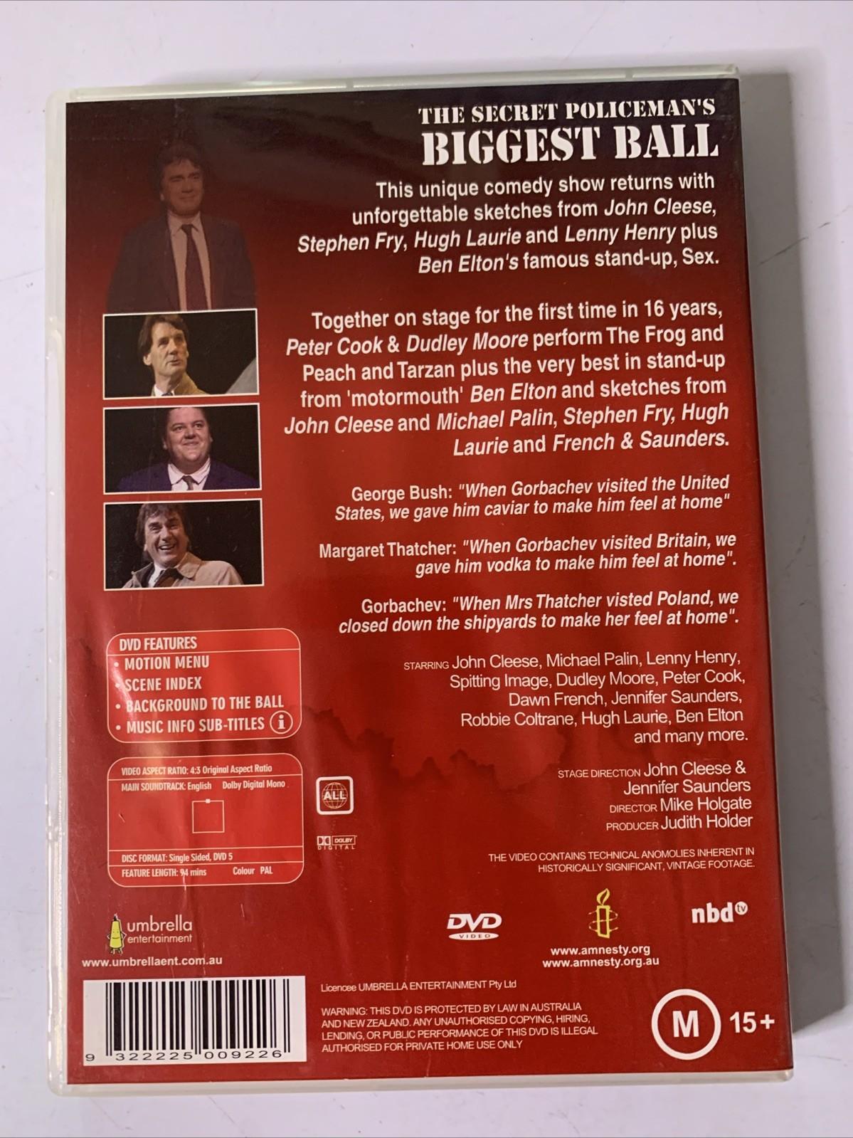 The Secret Policeman's Biggest Ball (DVD, 1989) Comedy Standup All Regions NEW