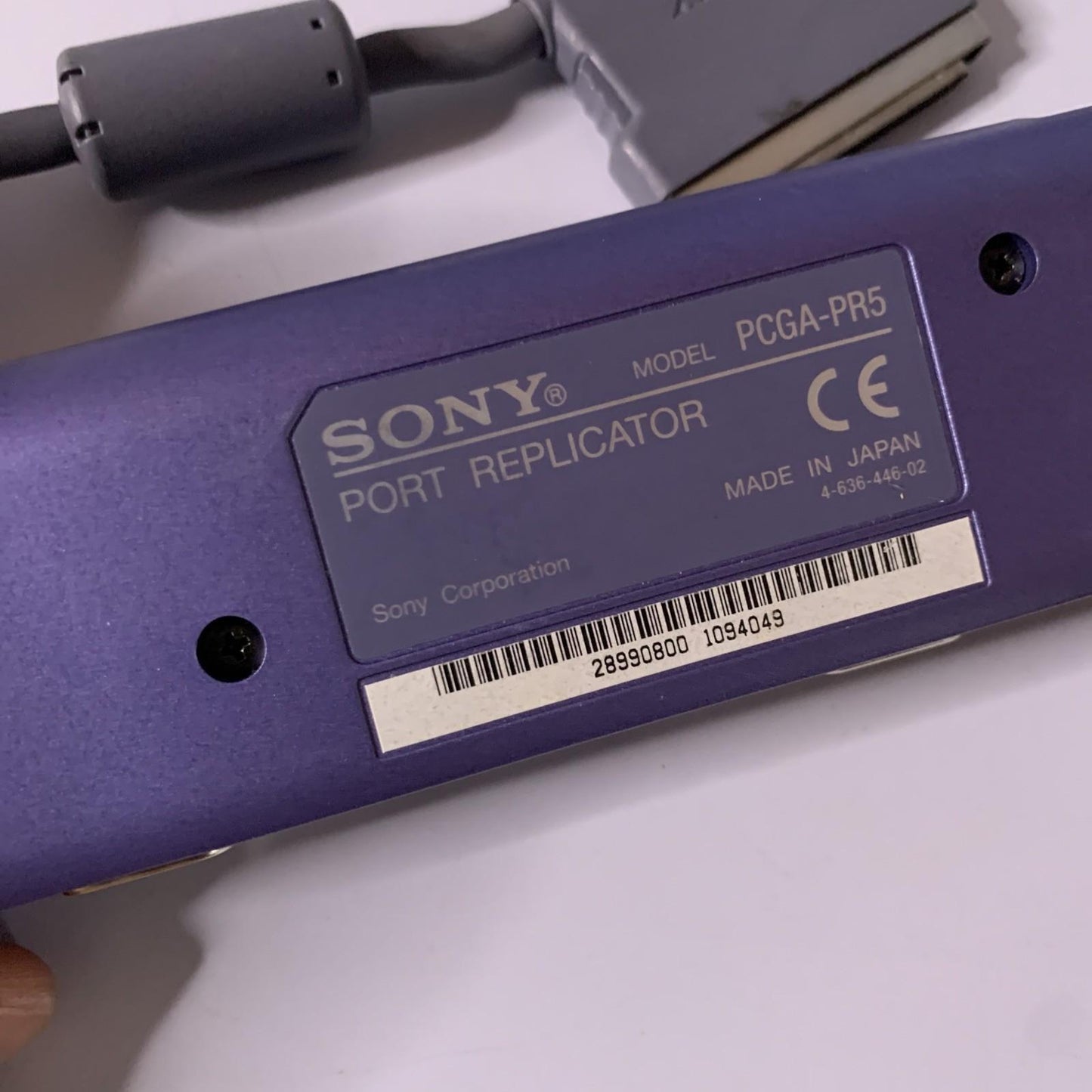 Sony Laptop VAIO Port Replicator VGA Serial Parallel PS/2 PCGA-PR5