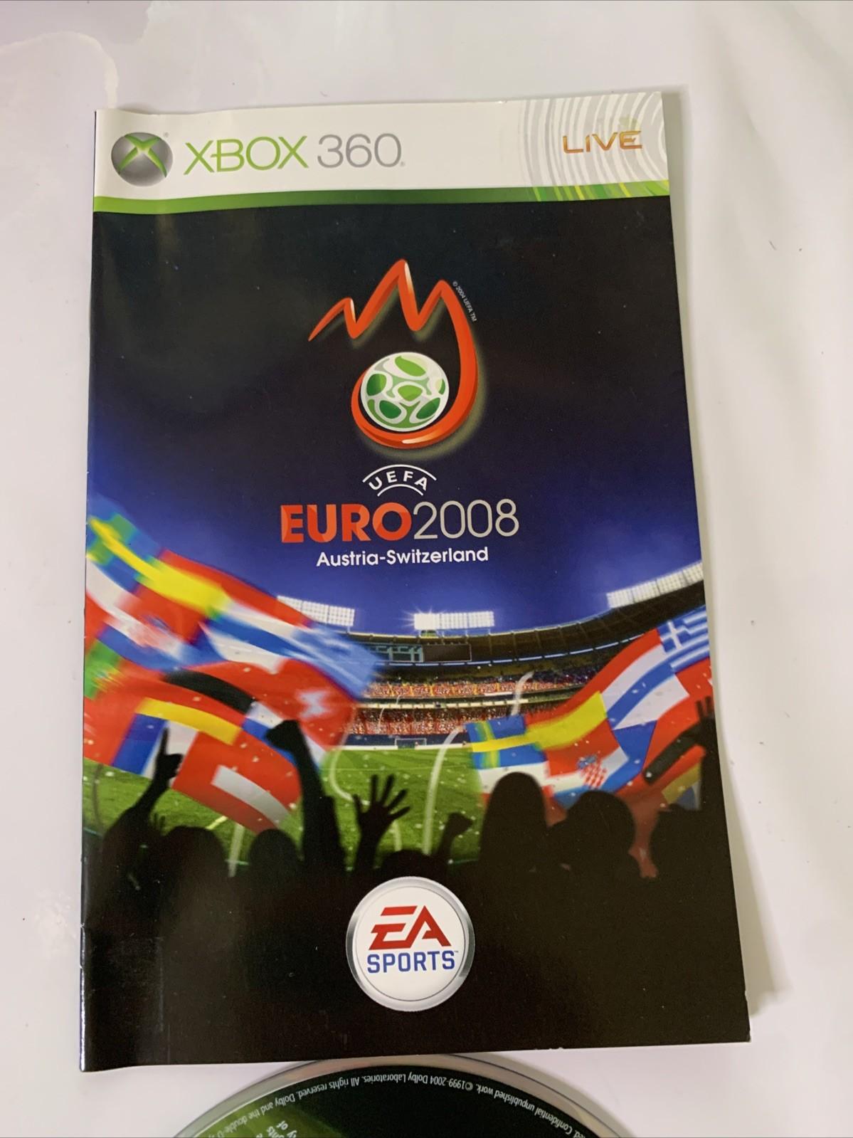 UEFA EURO 2008 Microsoft XBOX 360 PAL Football Soccer Game Complete