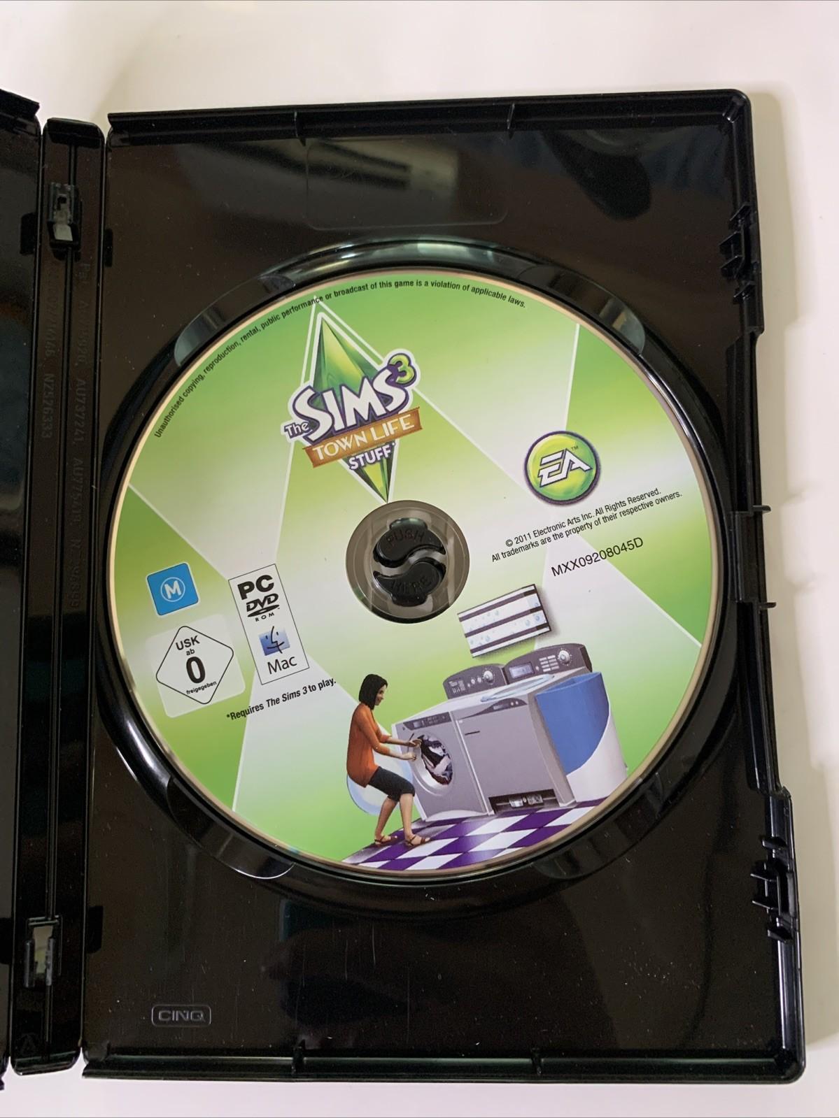 The Sims 3: Town Life PC DVD Windows Mac Game