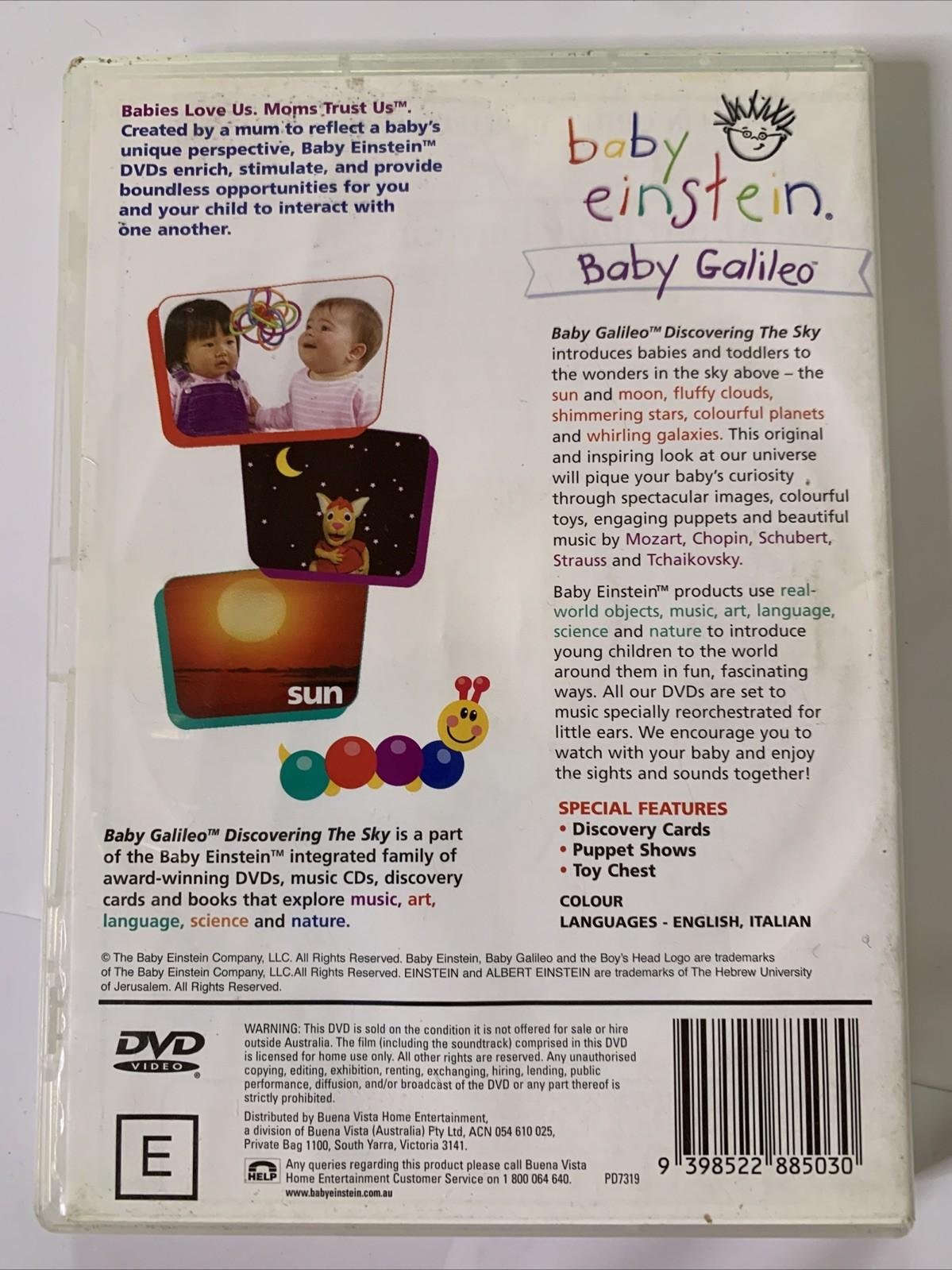 Disney Baby Einstein: Baby Galileo Discovering The Sky (DVD, 2004) All Regions