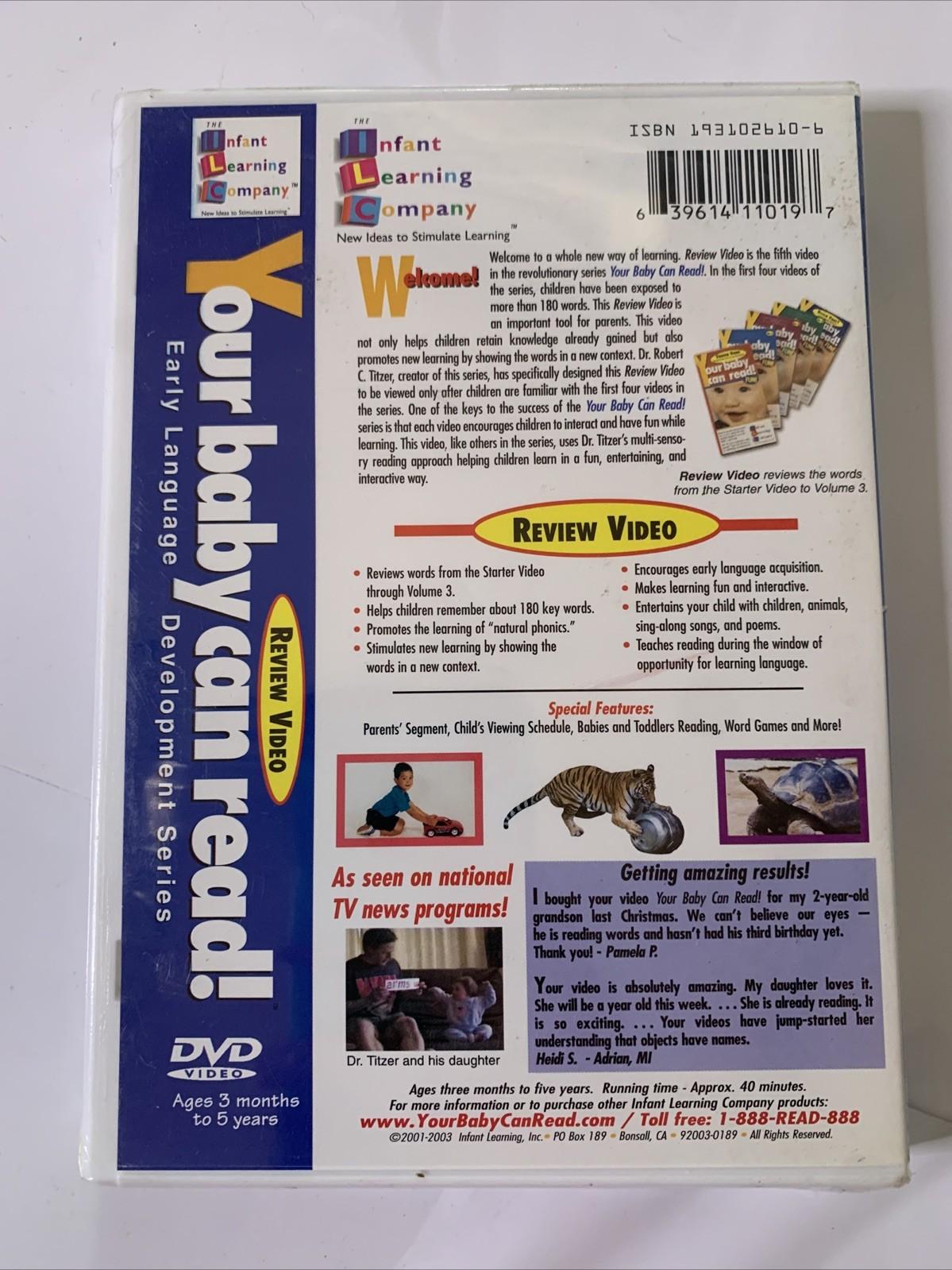 Your Baby Can Read! Volume 3 (DVD) Infant Learning Education All Regions NEW