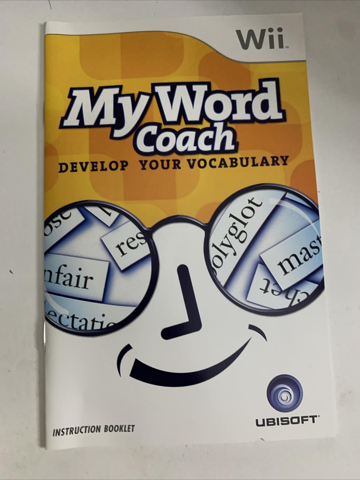 My Word Coach: Develop Your Vocabulary Nintendo Wii PAL Game Complete