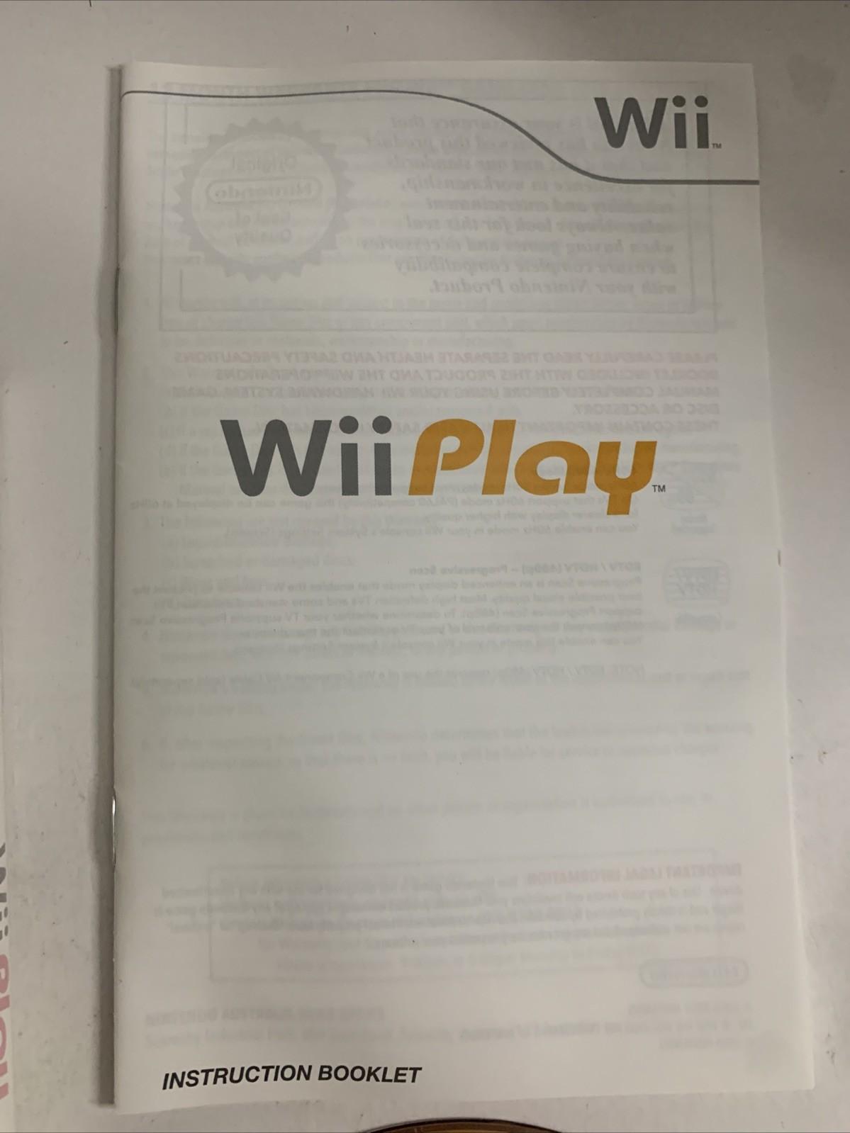 Wii Play (Nintendo Wii, 2006) PAL Game Complete