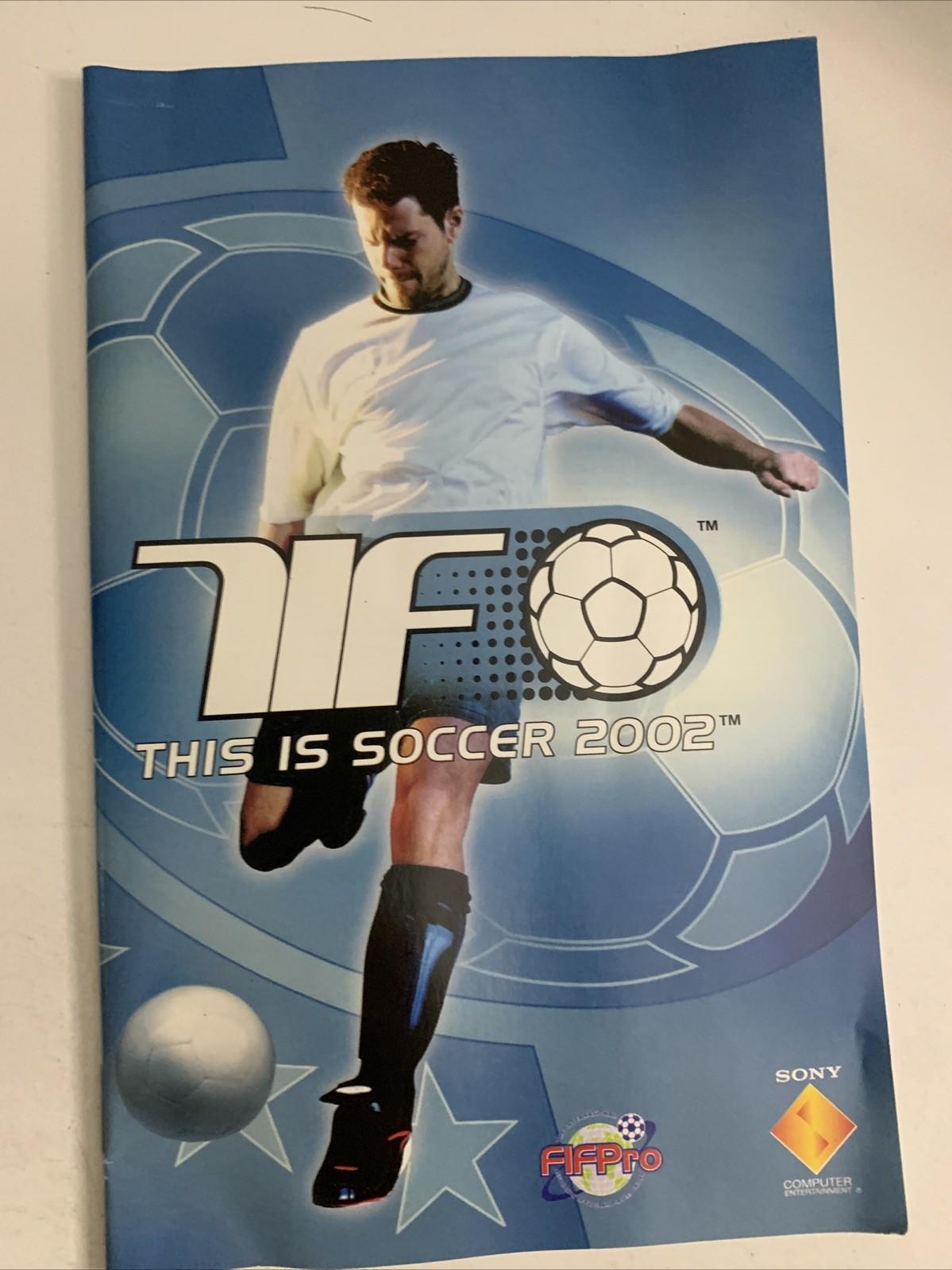 This Is Football 2002 PS2 Sony PlayStation 2 PAL Game Complete