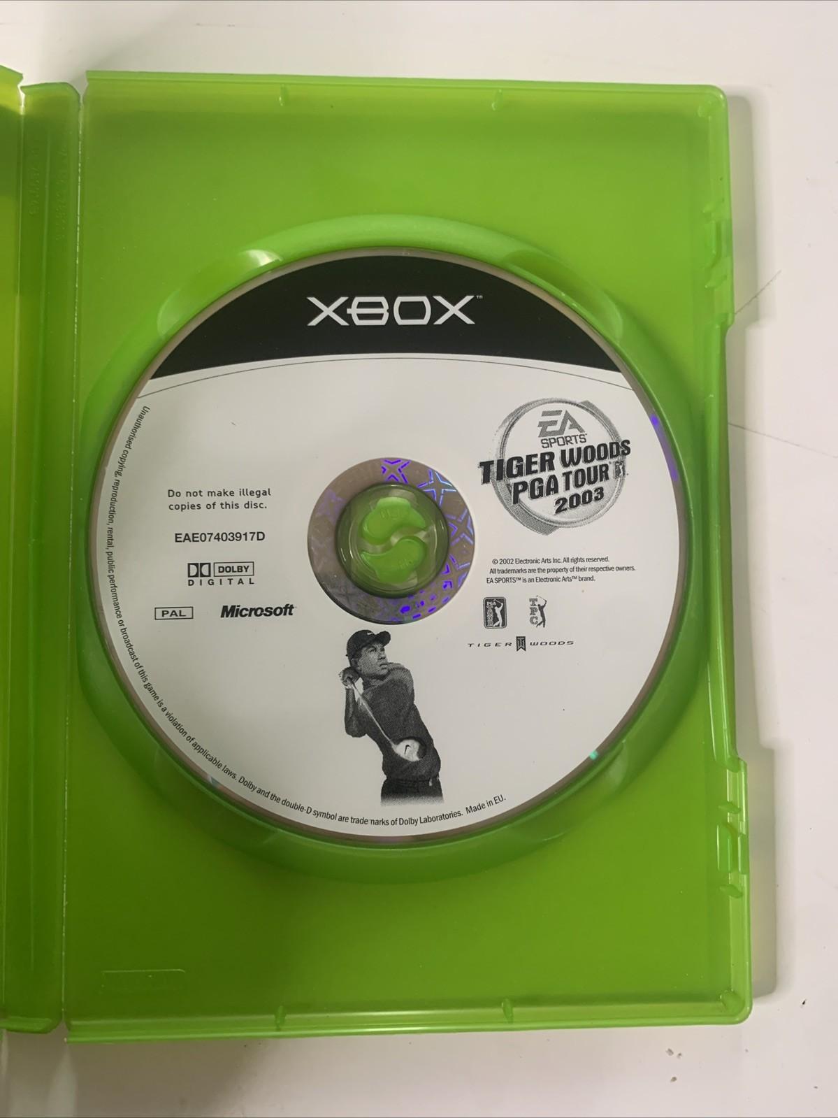 Tiger Woods PGA Tour 2003 Microsoft XBOX Original PAL Golf Game