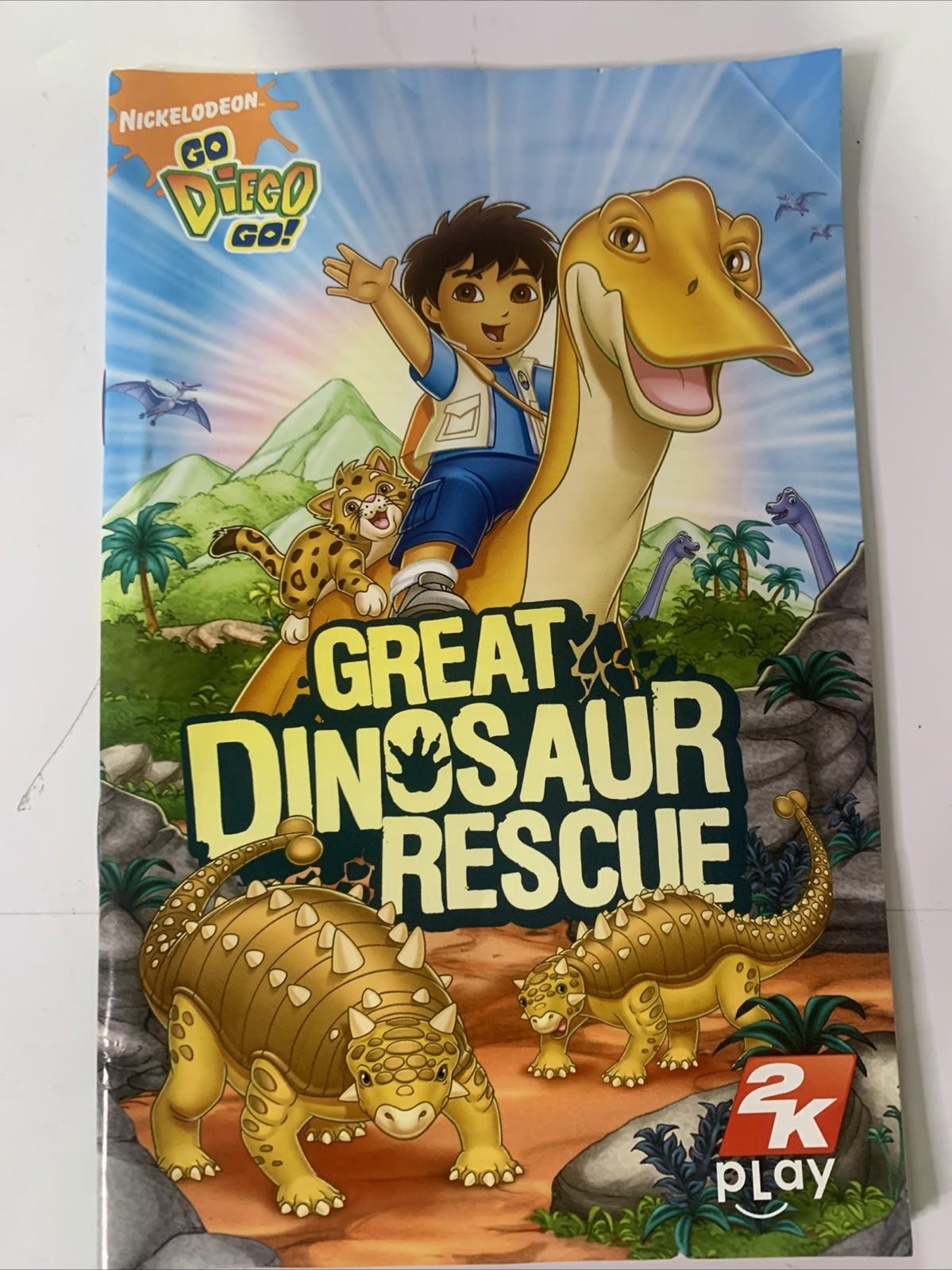 Go Diego Go Dinosaur Rescue PS2 PlayStation 2 PAL Game Complete