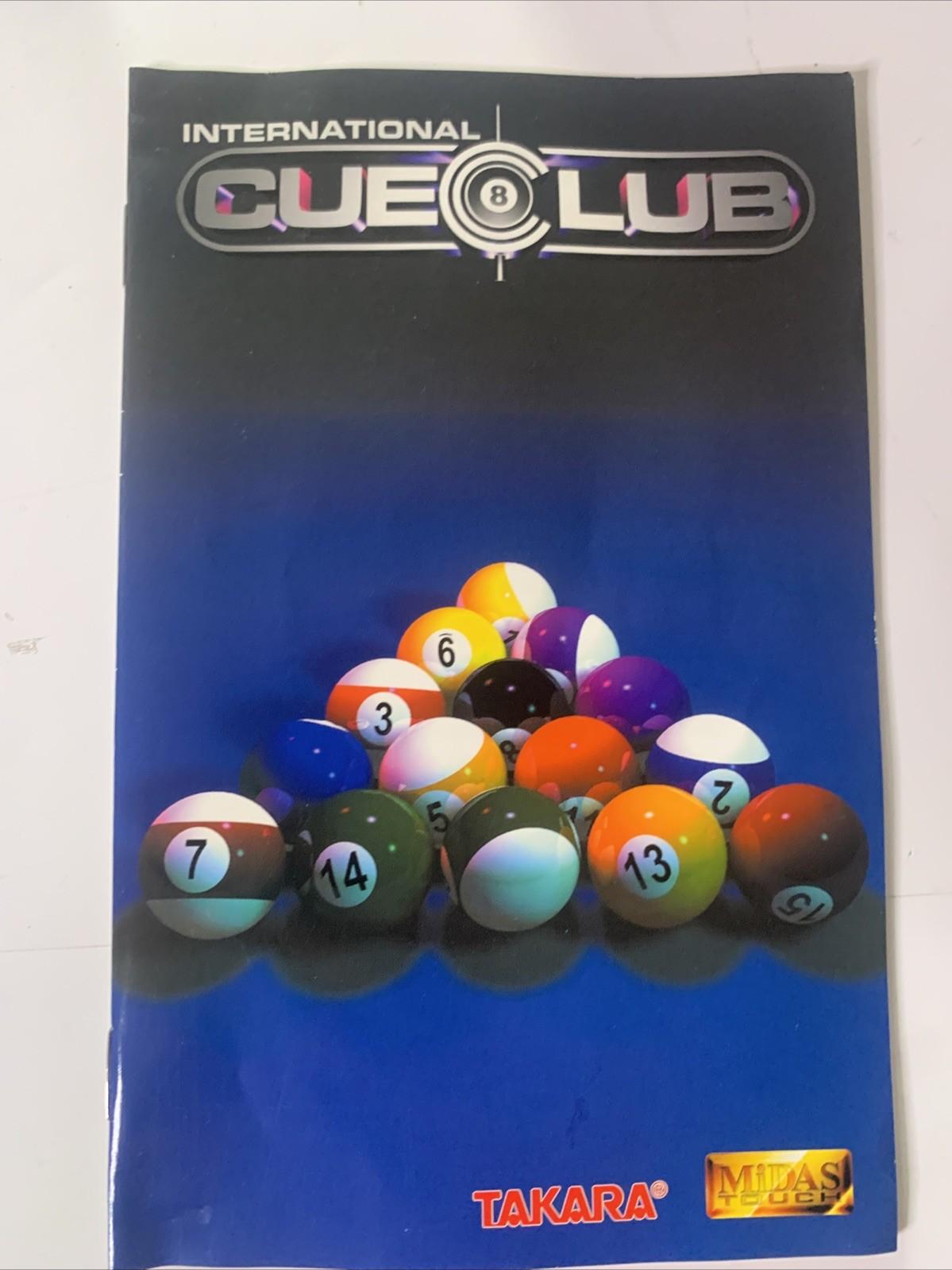 International Cue Club PS2 Sony PlayStation 2 PAL Game Complete
