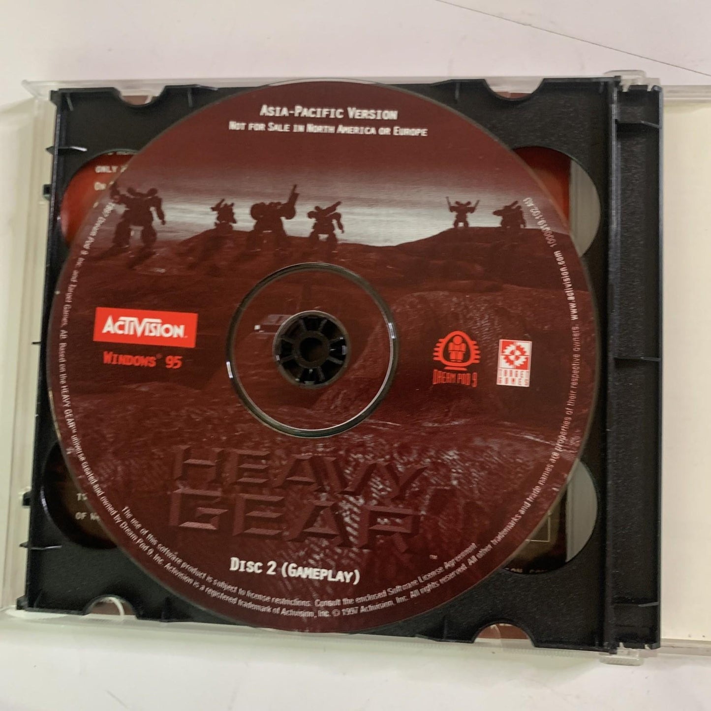 Heavy Gear 1997 PC CD-ROM Windows 95 Game
