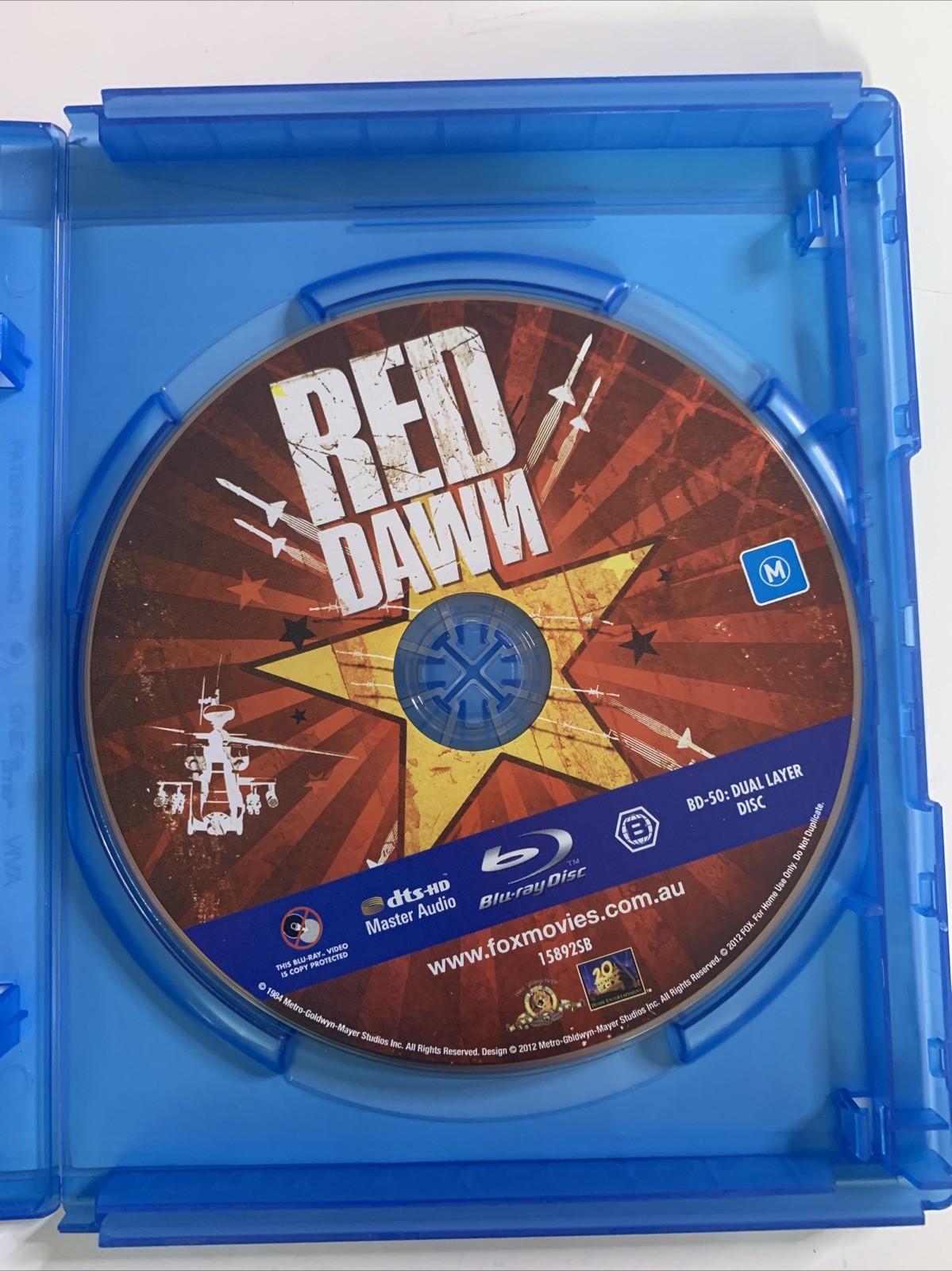 Red Dawn (Blu-ray, 1984) Patrick Swayze, Charlie Sheen, Lea Thompson Region B